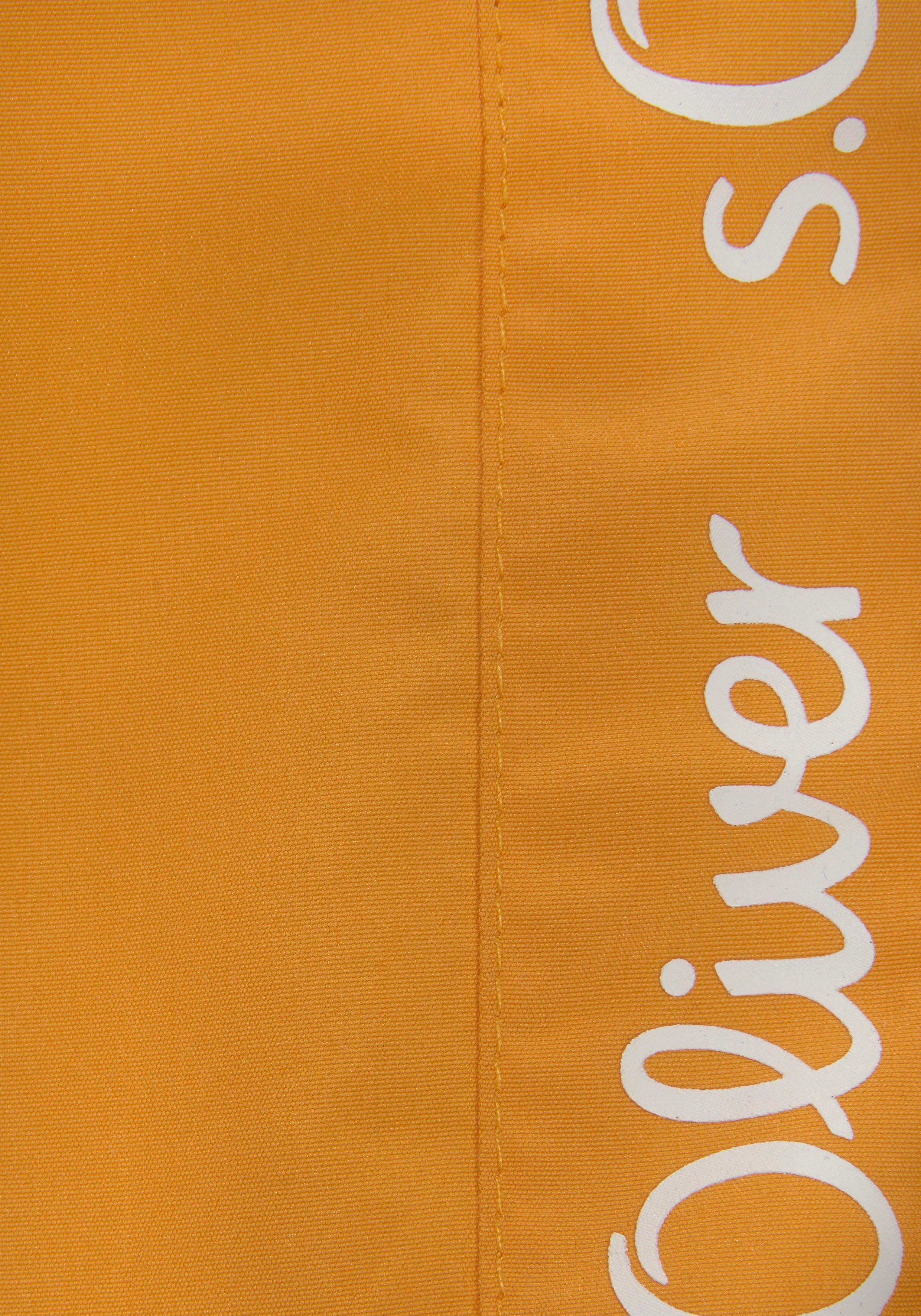 s.Oliver RED LABEL Beachwear Zwemshort met merkopschriften