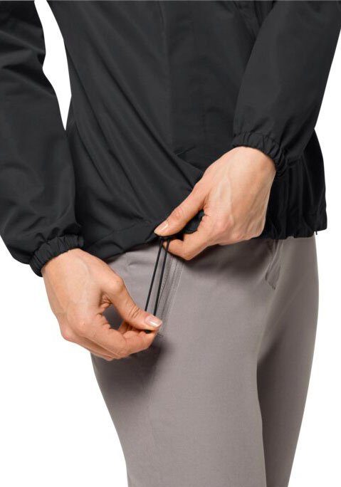 Jack Wolfskin Functioneel jack STORMY POINT 2L JKT W Waterdicht, winddicht, overgangsjas
