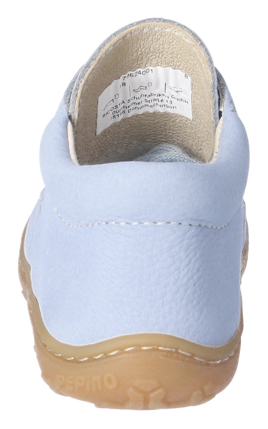 PEPINO by RICOSTA Babyschoentjes Cory 50 WMS: Midden Veterschoen met WMS-systeem, leer, maat sjabloon om te downloaden