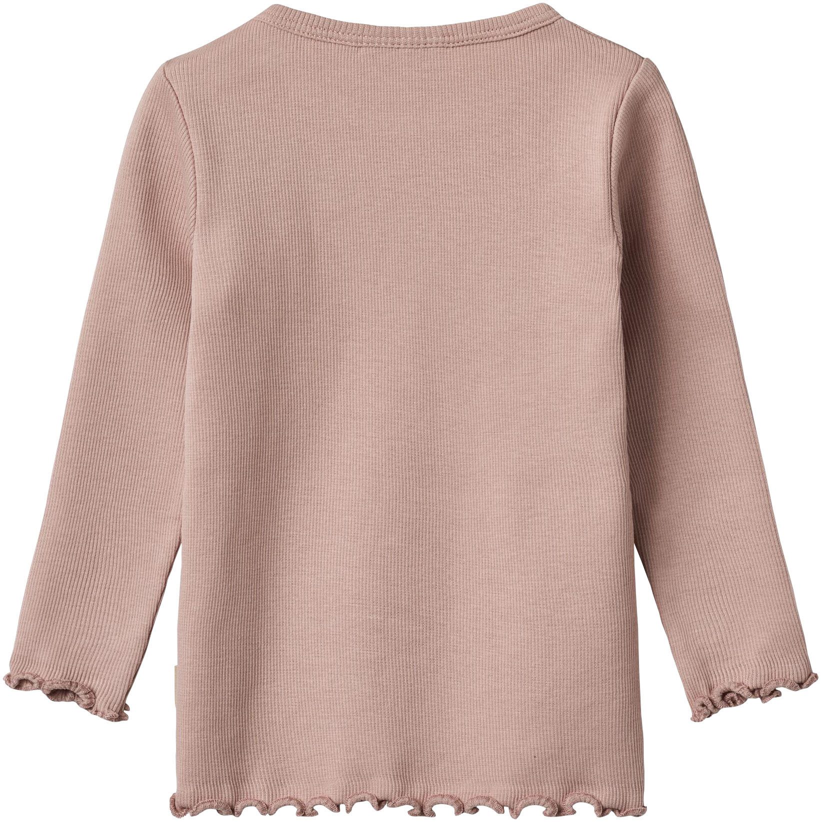 WHEAT Shirt met lange mouwen Rib T-Shirt L/S Ida