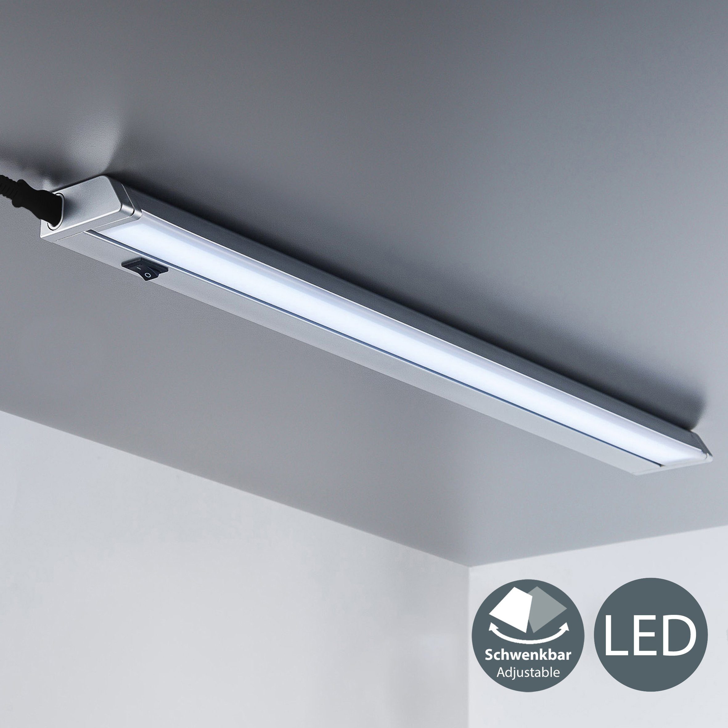 B.K.Licht Lichtstrook Maria LED onderbouwlamp, incl. 9W 1000lm, keukenlamp, kastlamp
