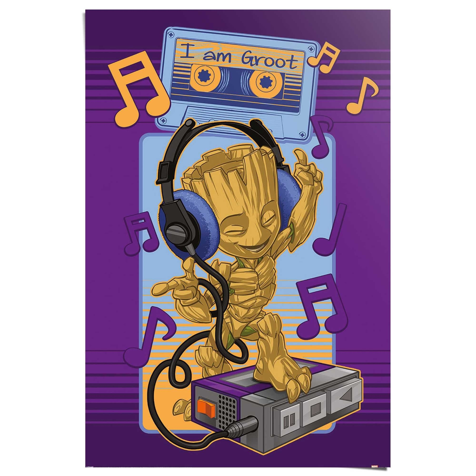 Reinders! Poster Guardians of the Galaxy - groot cassette makkelijk gekocht  | OTTO