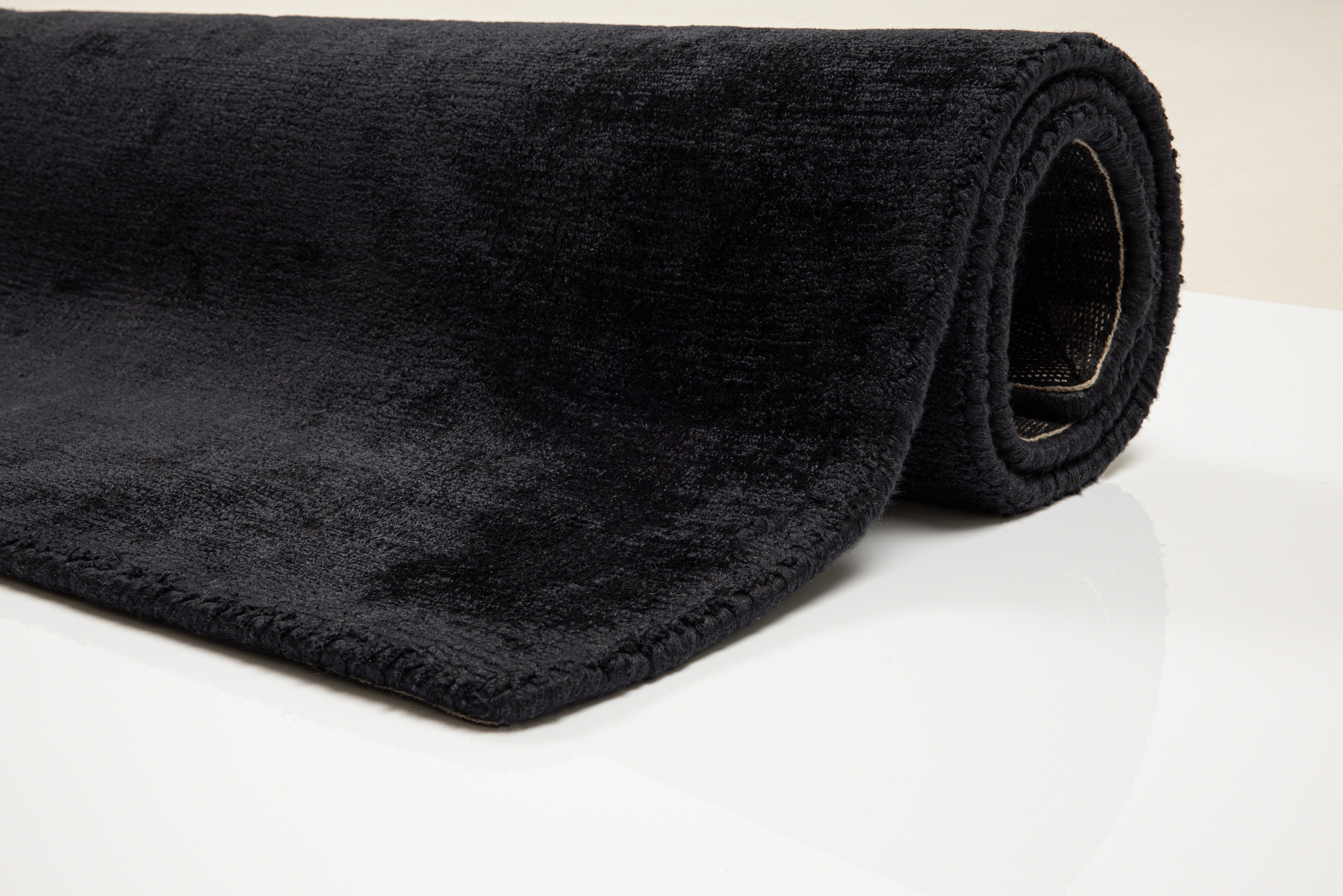 TOM TAILOR HOME Vloerkleed Shine uni Handgeweven vloerkleed, 100% viscose, met de hand geweven, met elegante glans