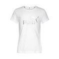 puma t-shirt ess+ logo tee g wit