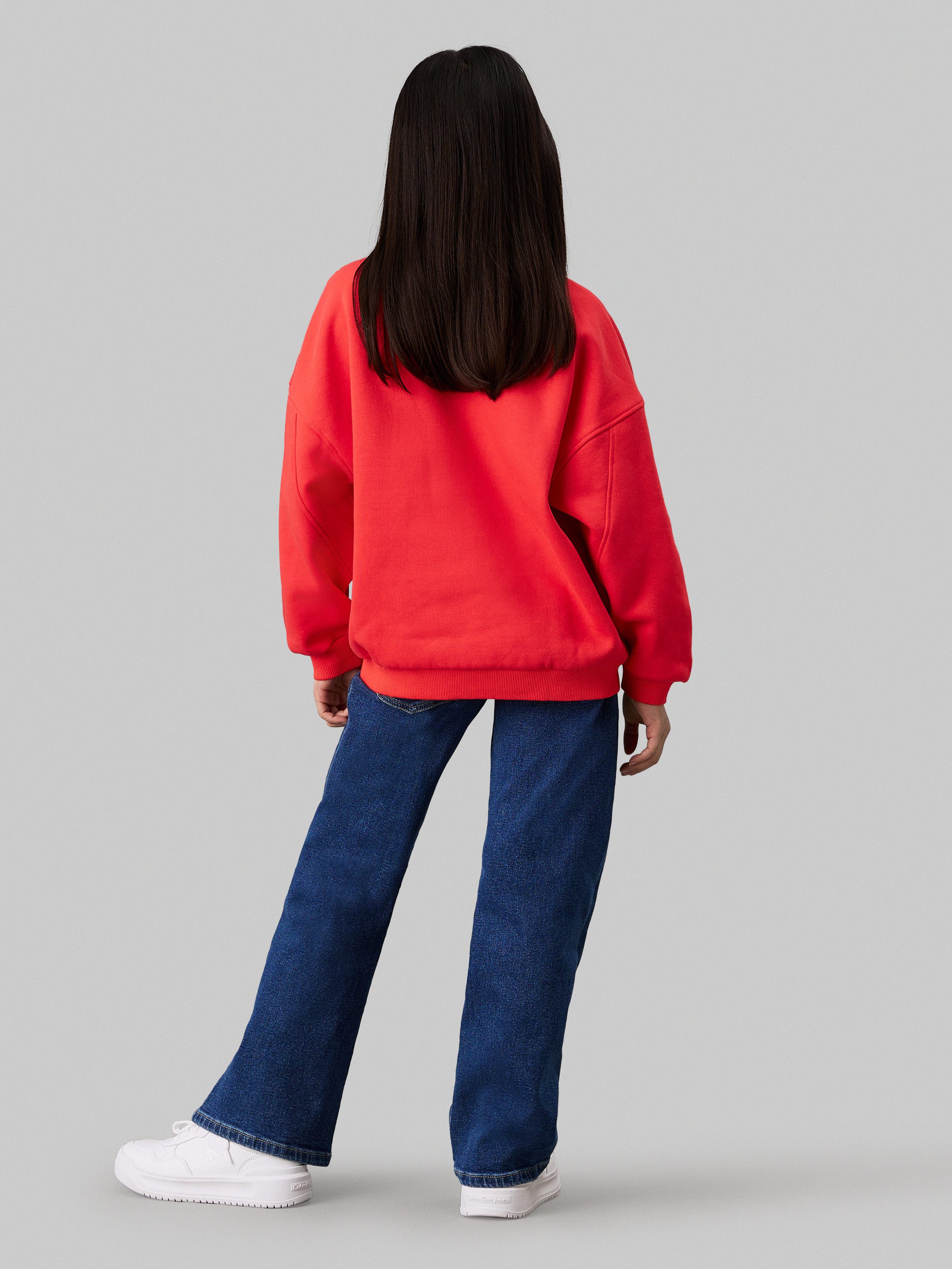 Calvin Klein Sweatshirt Teddy Monologo Fleece Cn