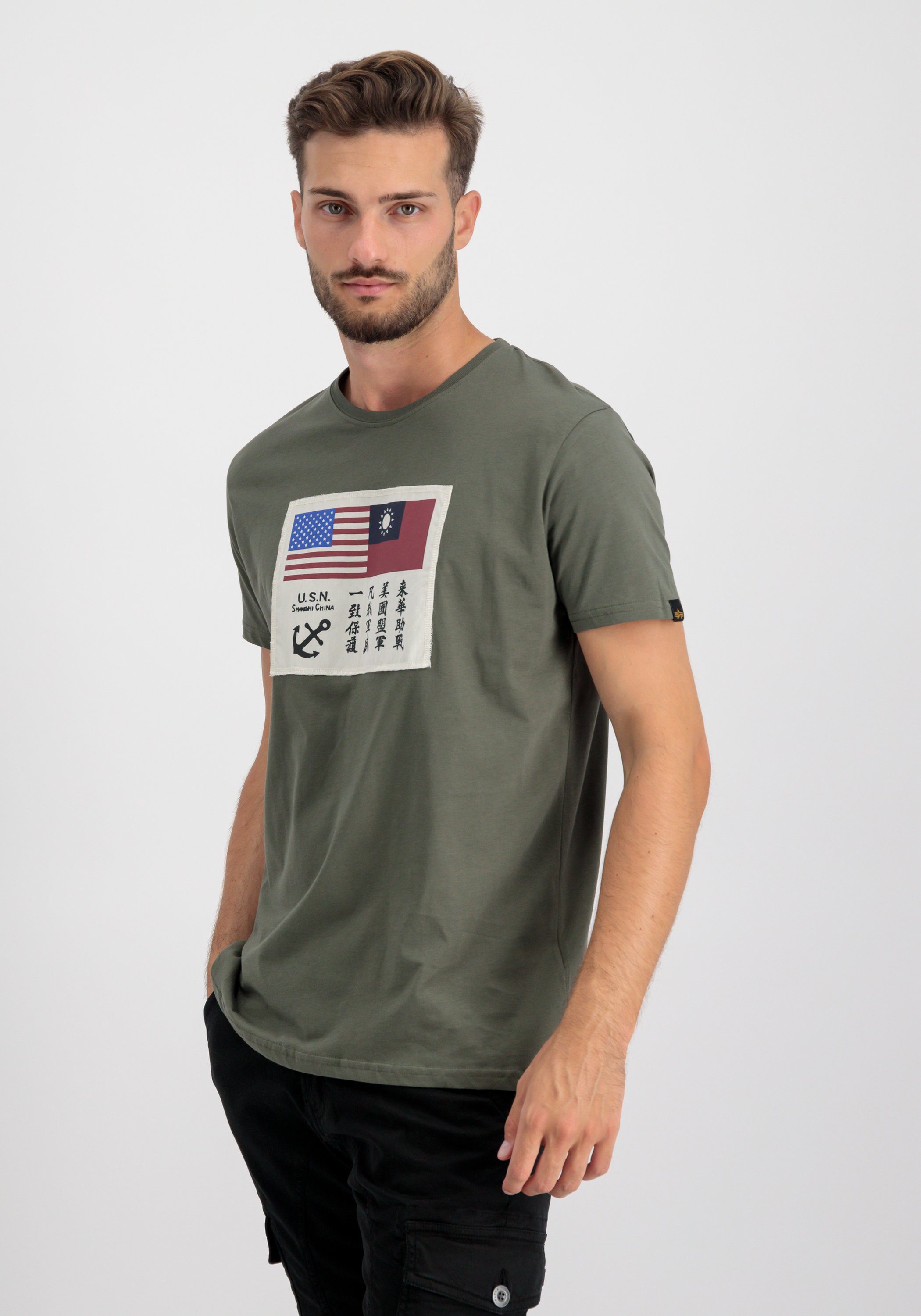 Alpha Industries T-shirt Men T-Shirts USN Blood Chit T