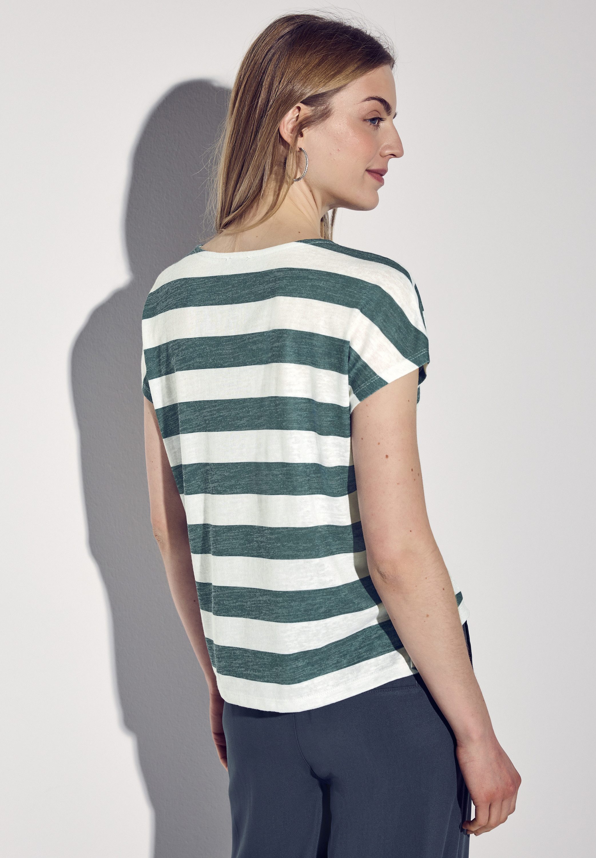 STREET ONE Shirttop met gestreept patroon