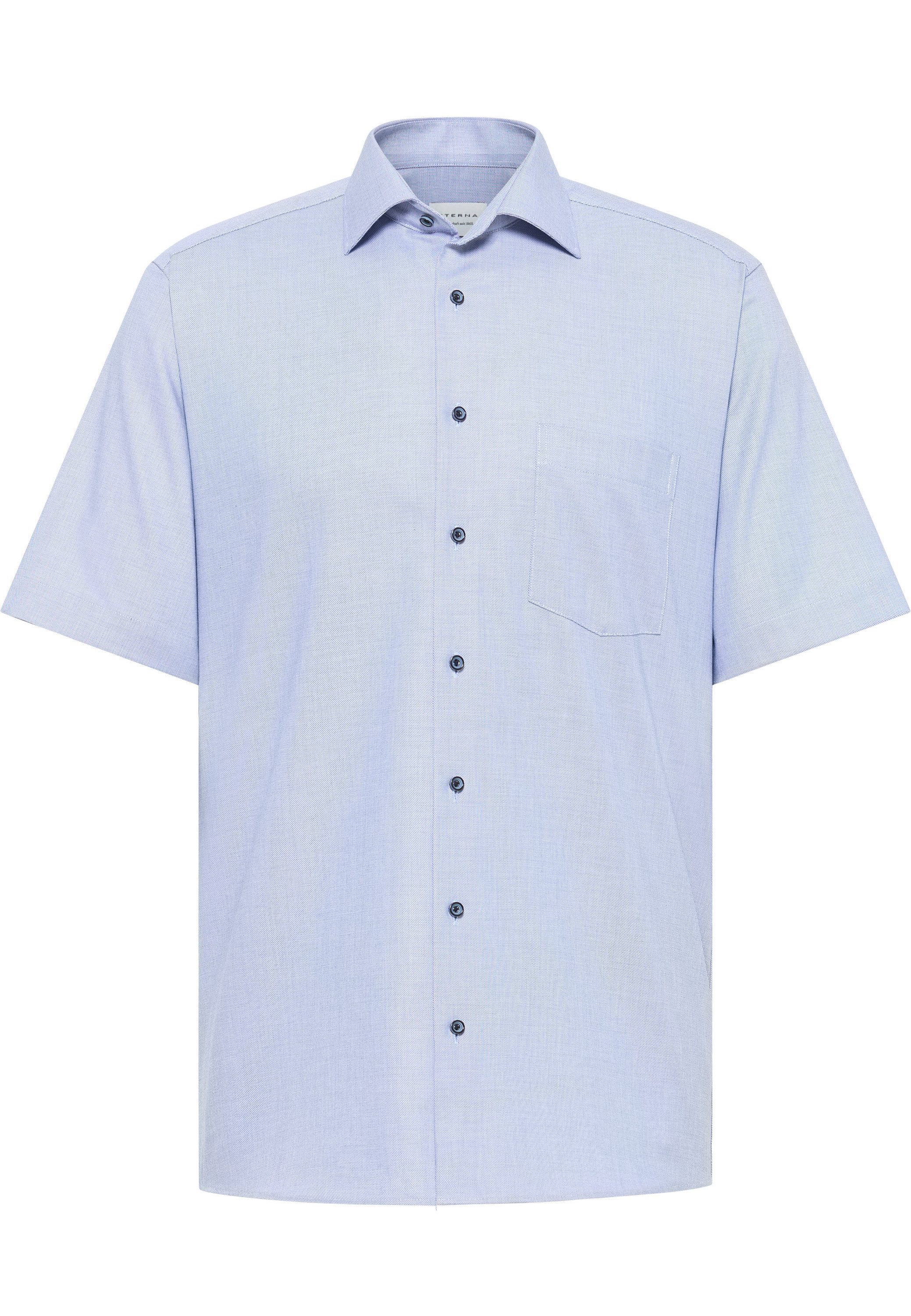 Eterna Overhemd met korte mouwen MODERN FIT NON IRON (strijkvrij)