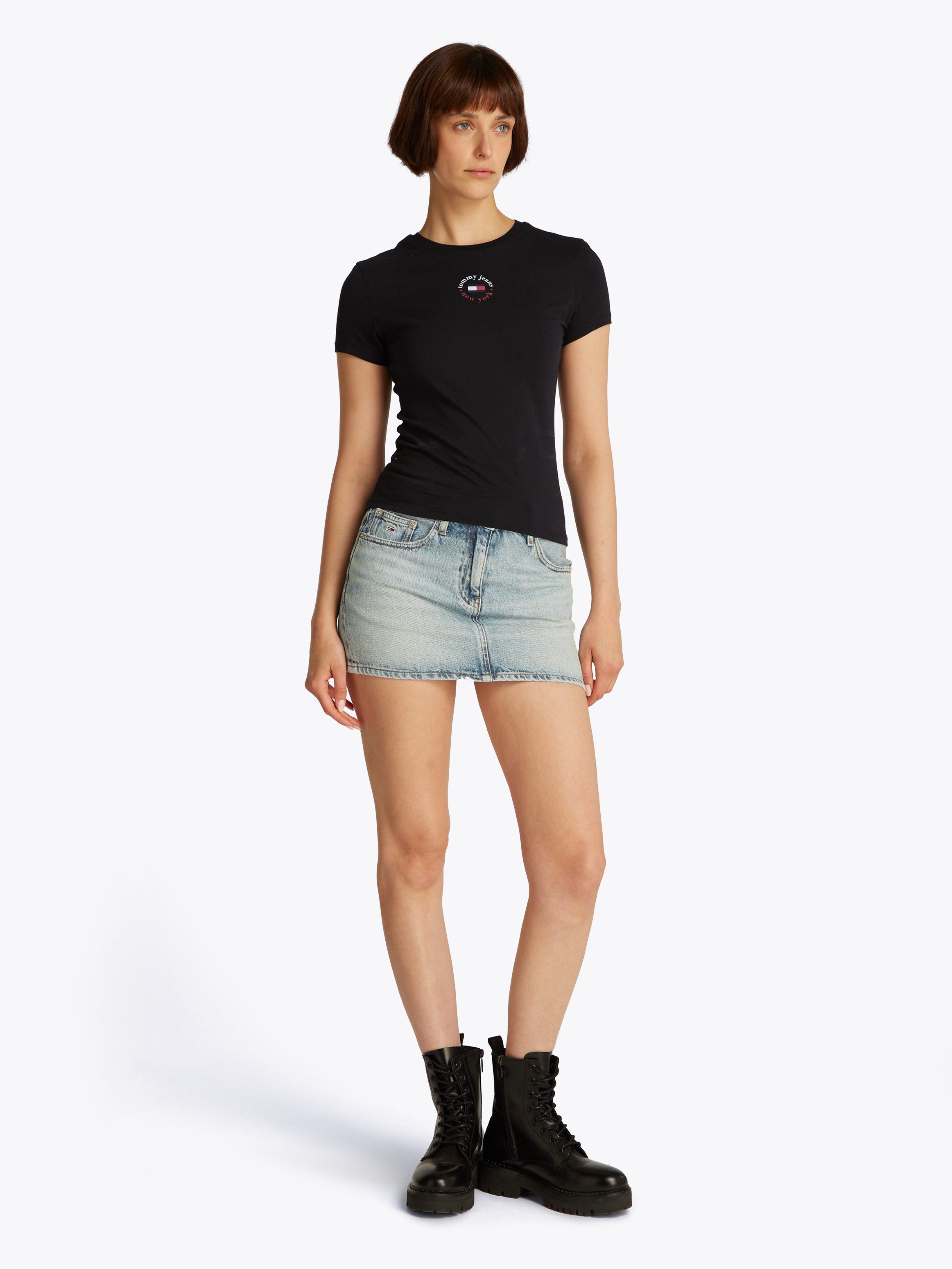TOMMY JEANS T-shirt TJW SLIM ESSENTIAL LOGO 2 TEE