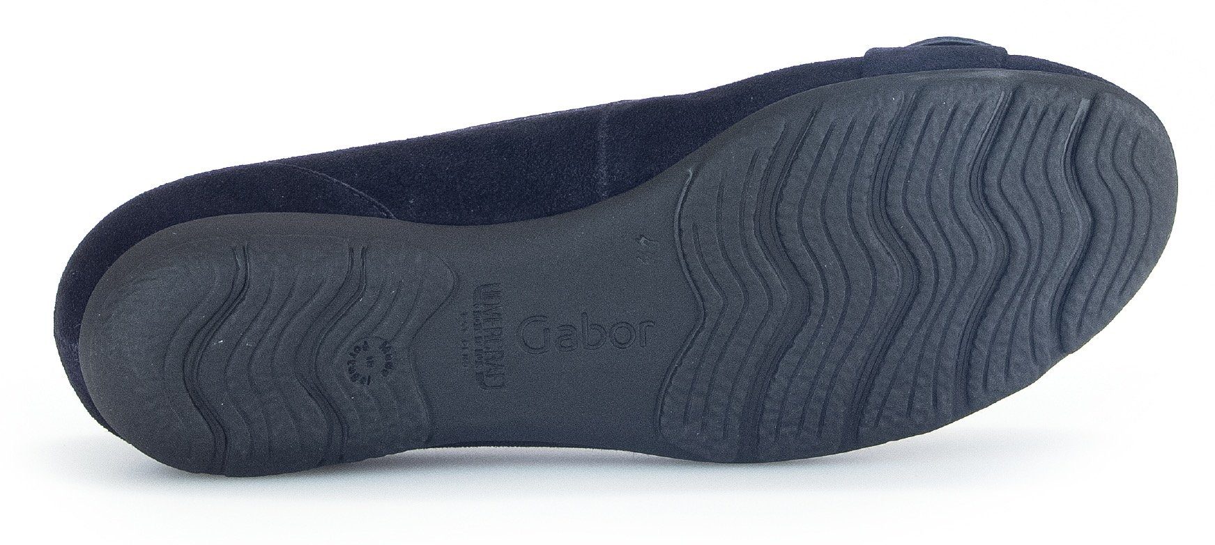 Gabor Ballerina's platte schoenen, instappers met hovercraft luchtkamer-zool