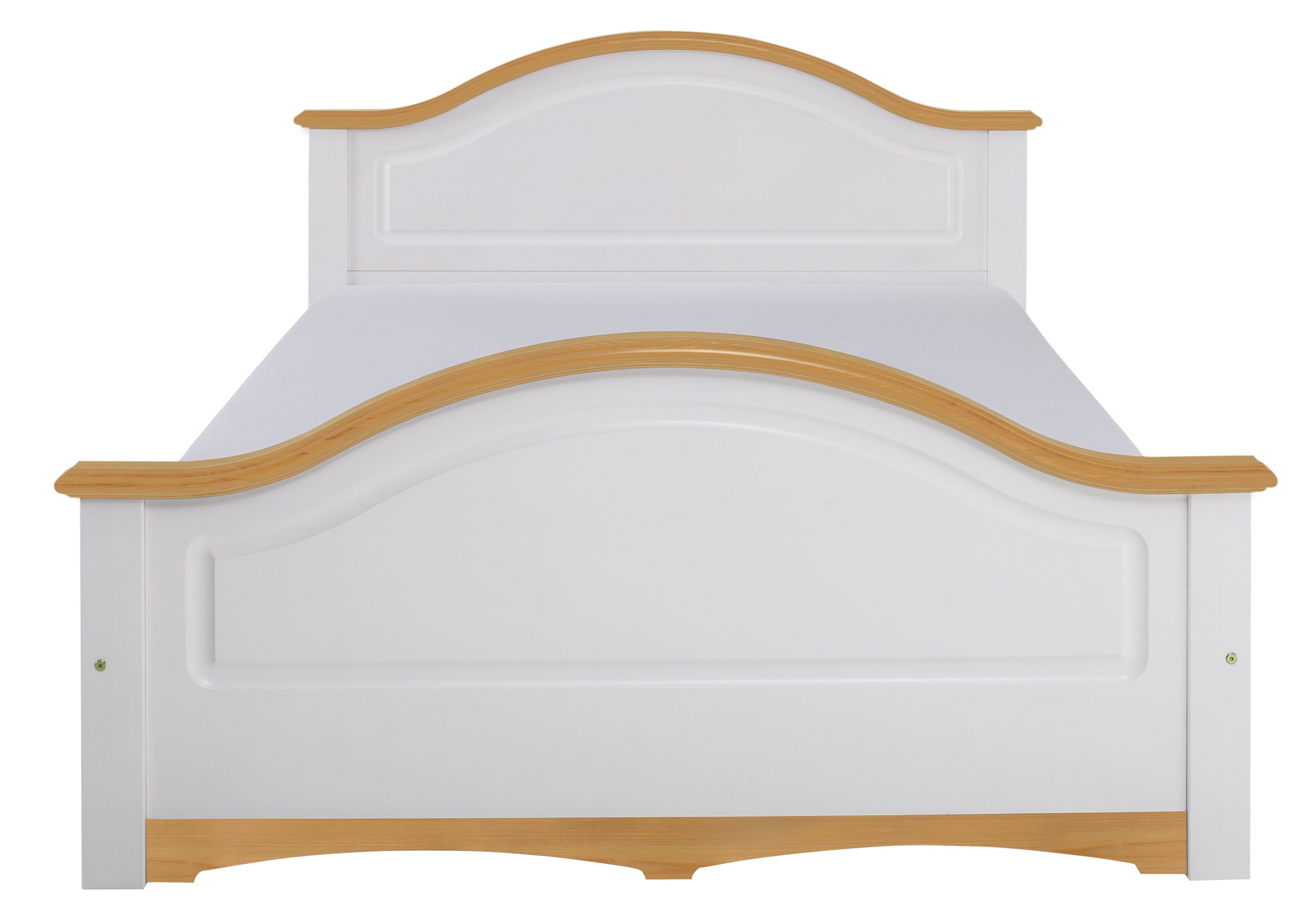 Home affaire Massief houten ledikant Konrad, hoge belasting! FSC® gecertificeerd massief hout van massief dennenhout, fsc®-gecertificeerd, inclusief lattenbodem