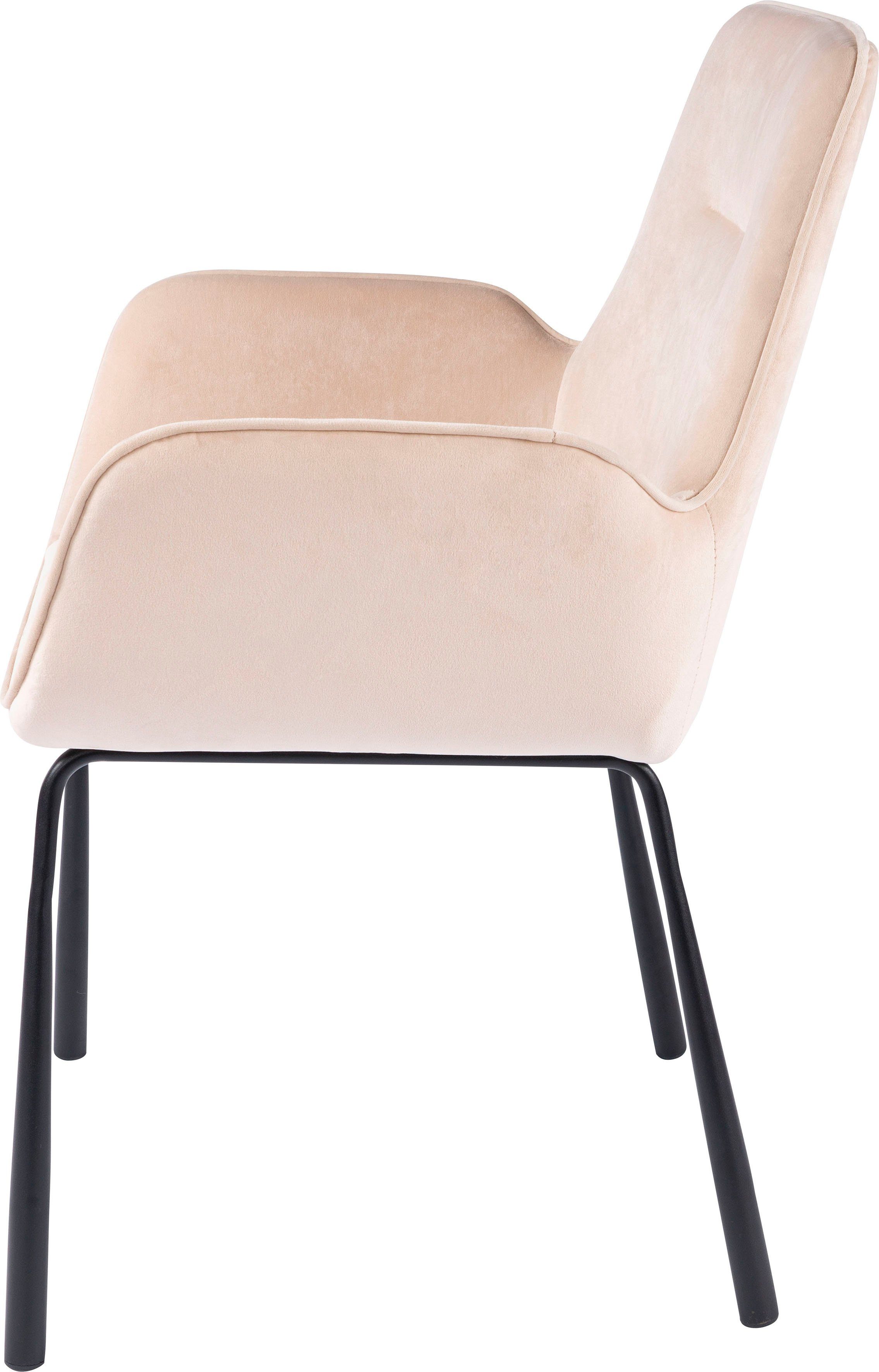 Kayoom Stoel Eliot 125, retro-stoel, elegant ontwerp in eenvoudige uitvoering (1 stuk)