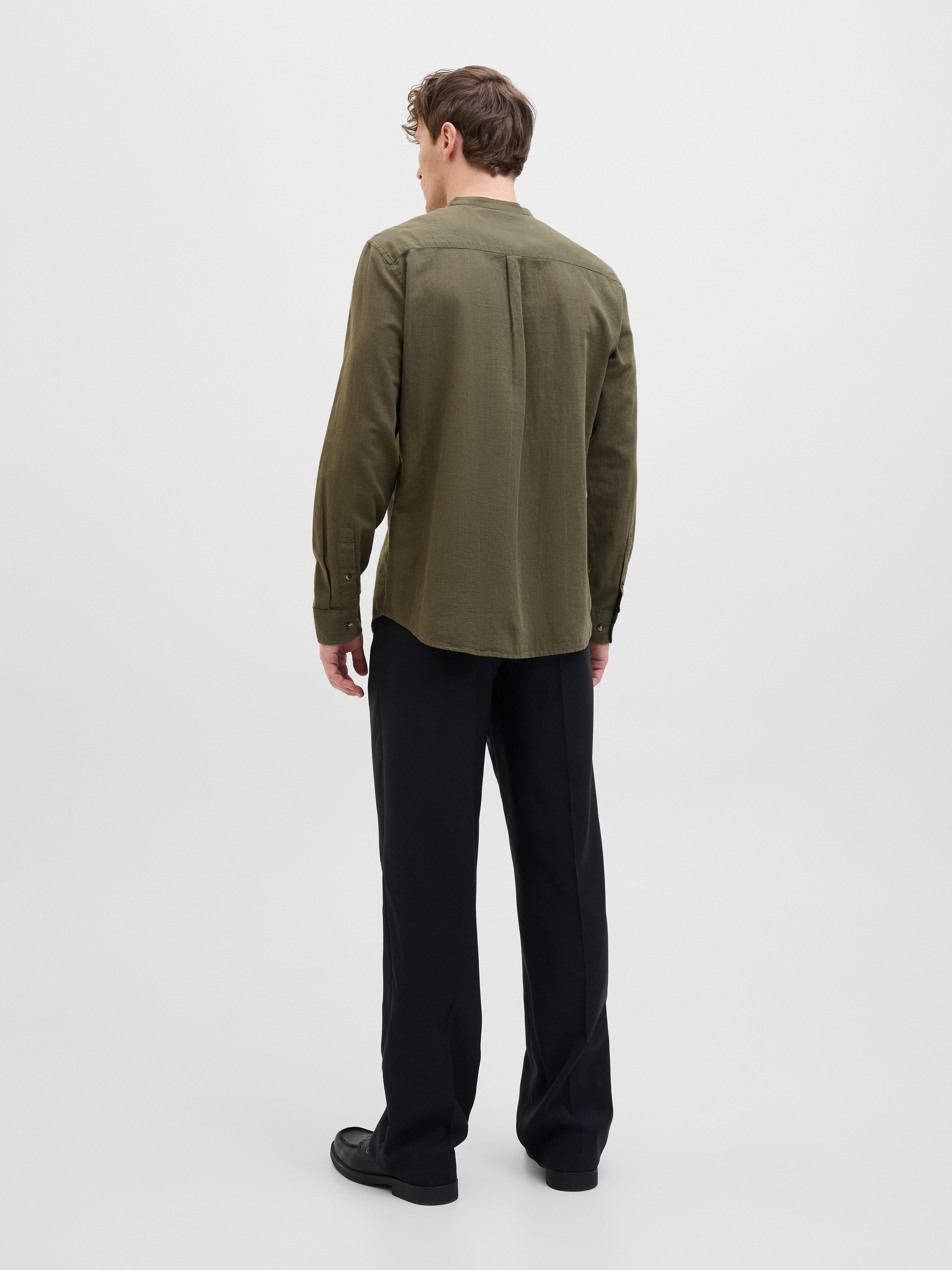 Jack & Jones Overhemd met lange mouwen JJESUMMER HALF PLACKET SHIRT LS SN