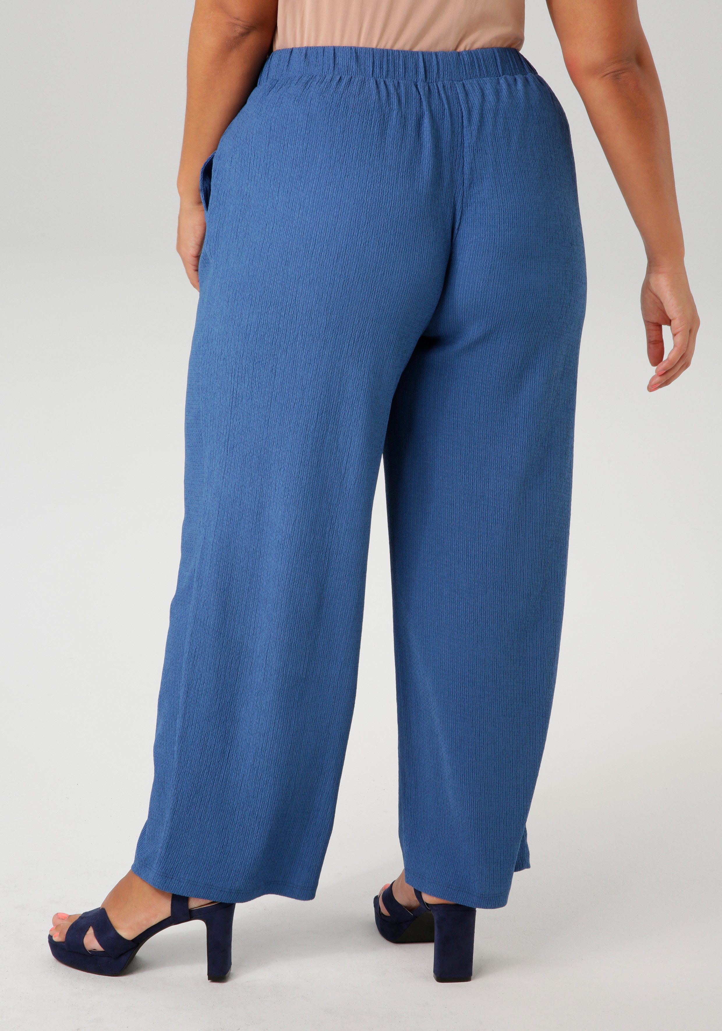 Aniston PLUS Comfortbroek in effen of gestreept - jij hebt de keuze - nieuwe collectie
