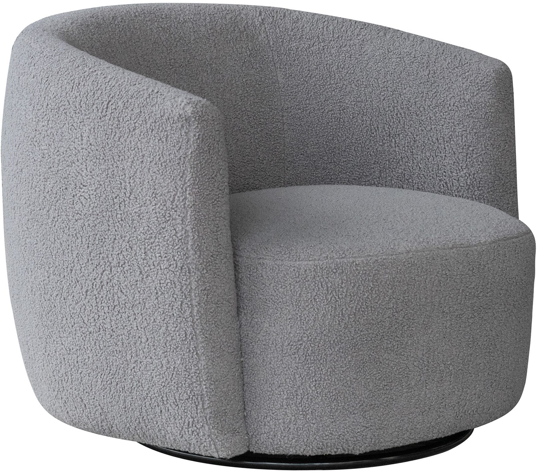 Kayoom Draaibare fauteuil Stoel Aveiro 125, BESTSELLER!, teddystoel, bohem, scandy knuffelzacht teddy-stof, comfortabel gepolsterd, minimalistisch (1 stuk)