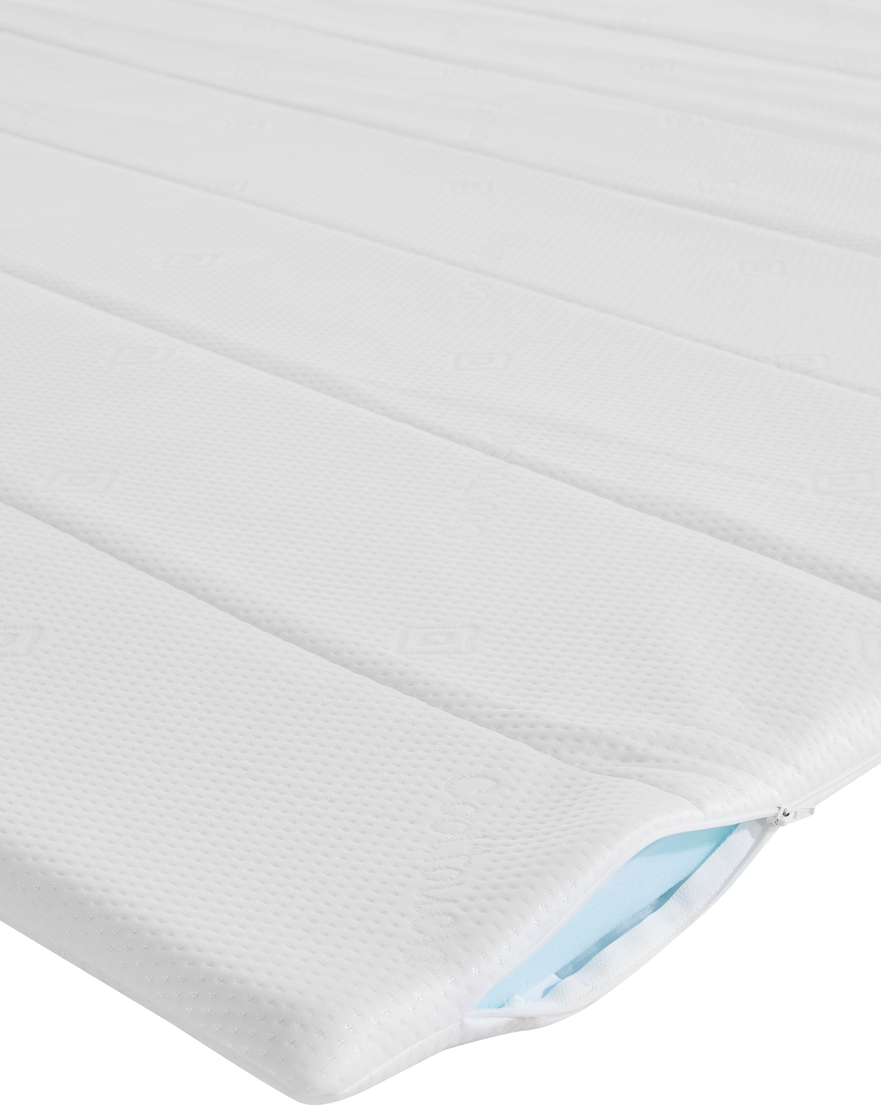 INOSIGN Boxspring Luan Laden, ledverlichting en topmatras, in breedte 120 cm en 180 cm