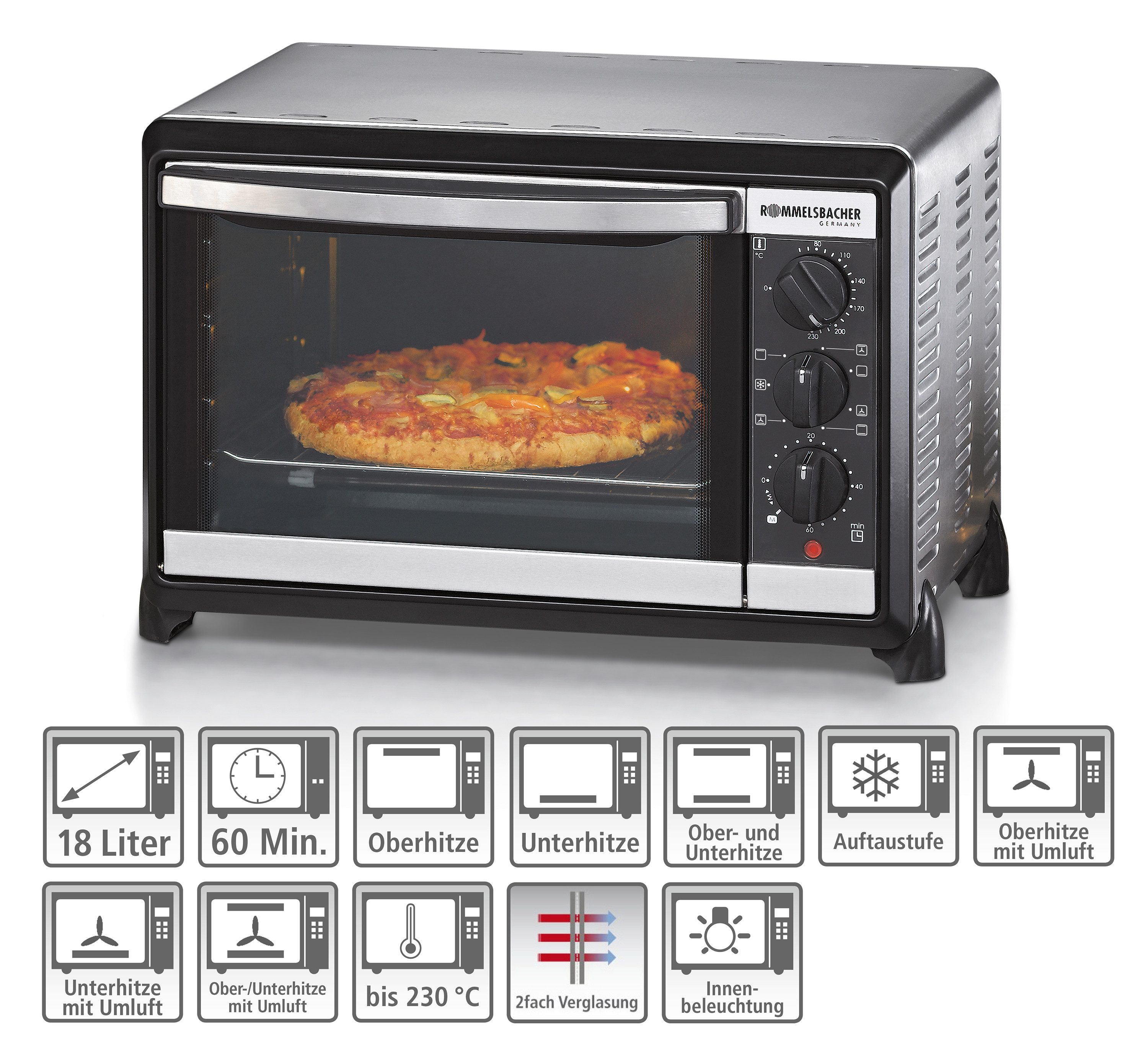 Rommelsbacher Mini-oven BG 1055/E