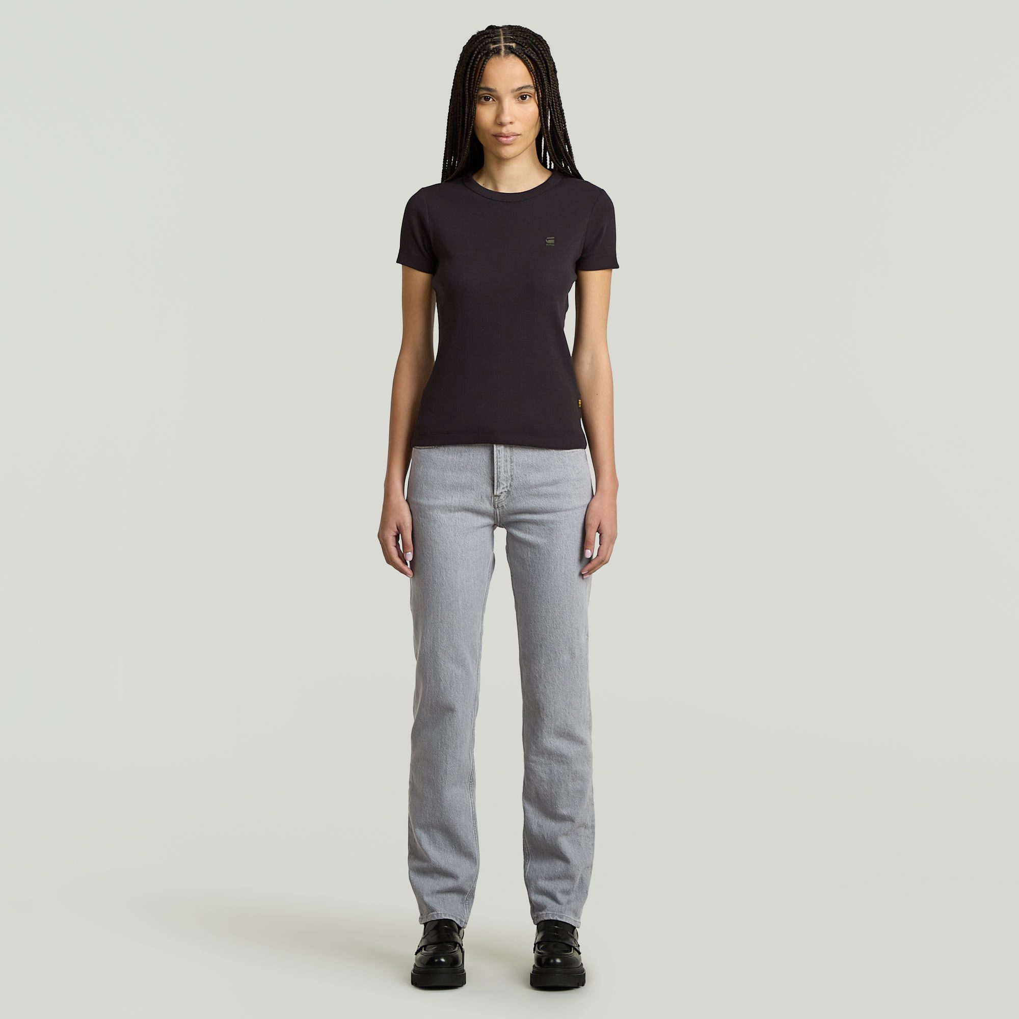 G-Star RAW T-shirt Rib Cap Sleeve