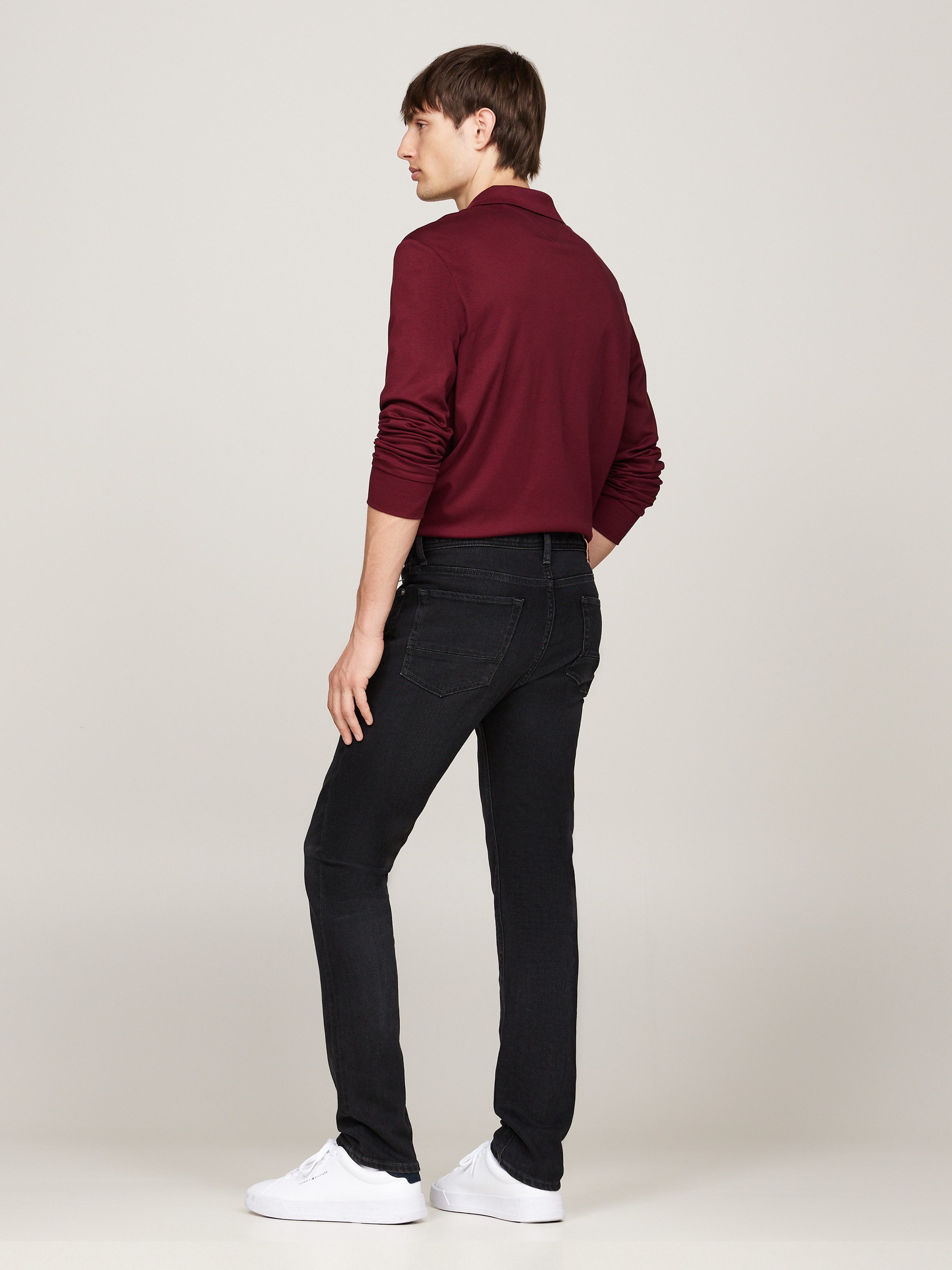 Tommy Hilfiger Slim fit jeans SLIM BLEECKER PSTR CROW BLACK