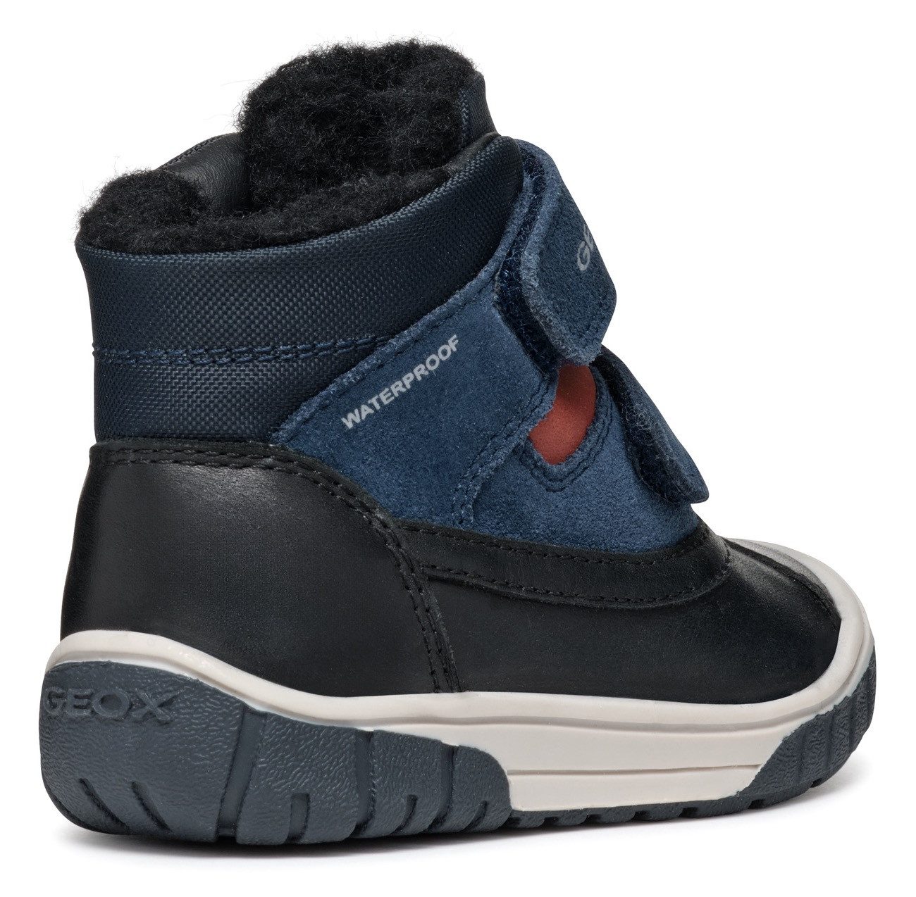 Geox Winterlaarzen B OMAR BOY WPF C Klittenbandlaarzen, babylaarzen winterlaarzen met warme voering