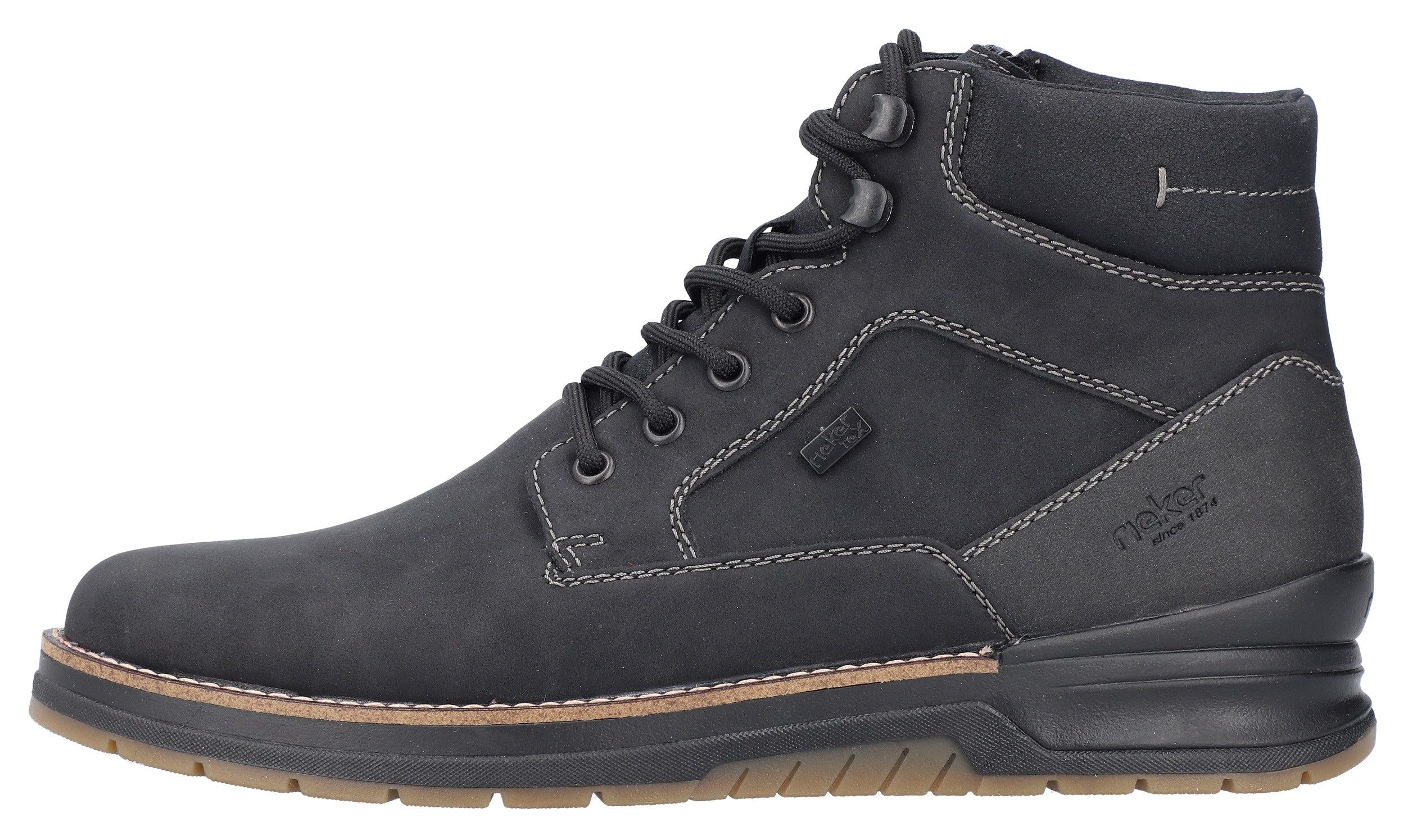Rieker Winterlaarzen winter-enkellaars, veterschoenen met riekertex-membraan