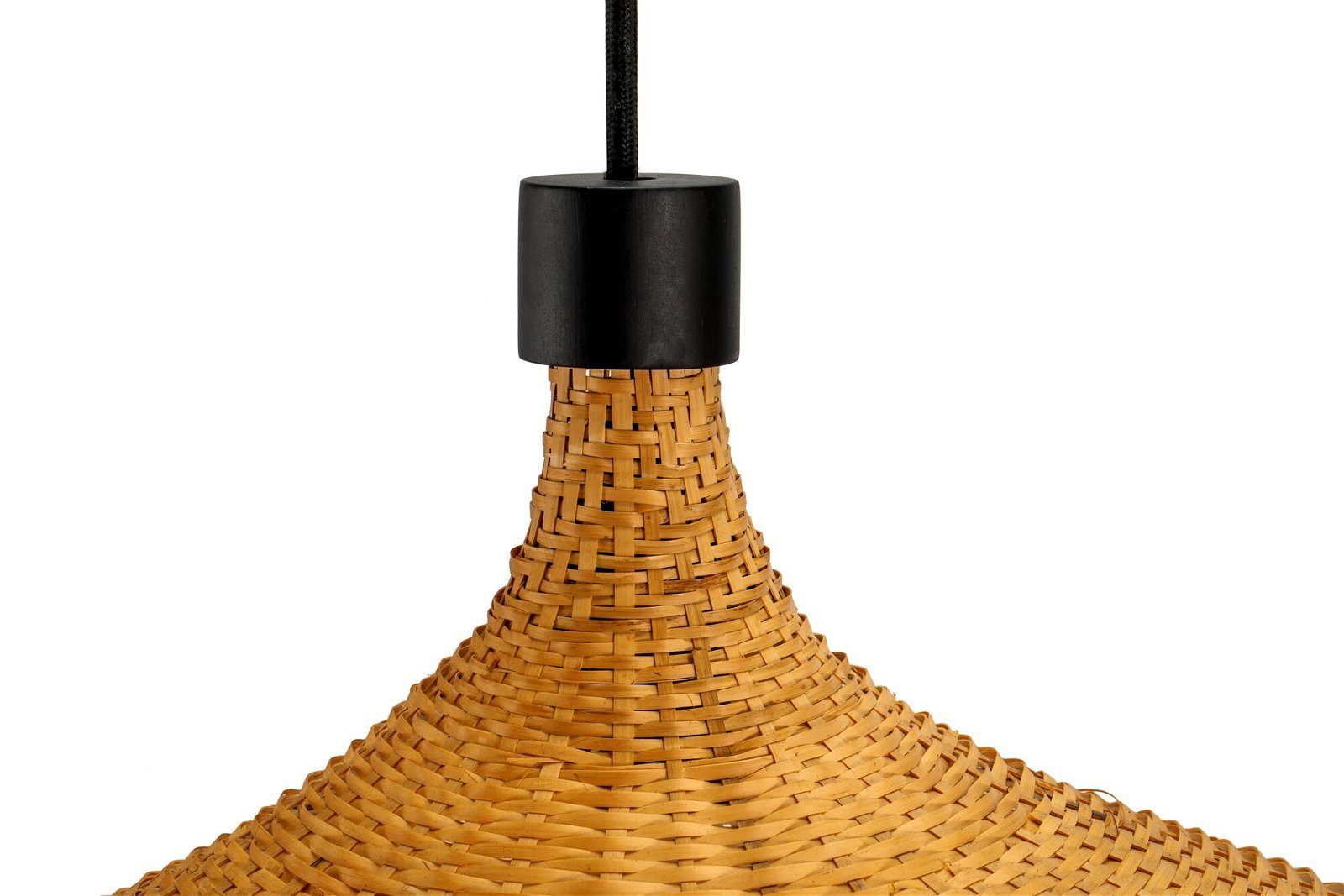 Pauleen Hanglamp Boho Soul max20W zwart/beige 230V metaal/bamboe
