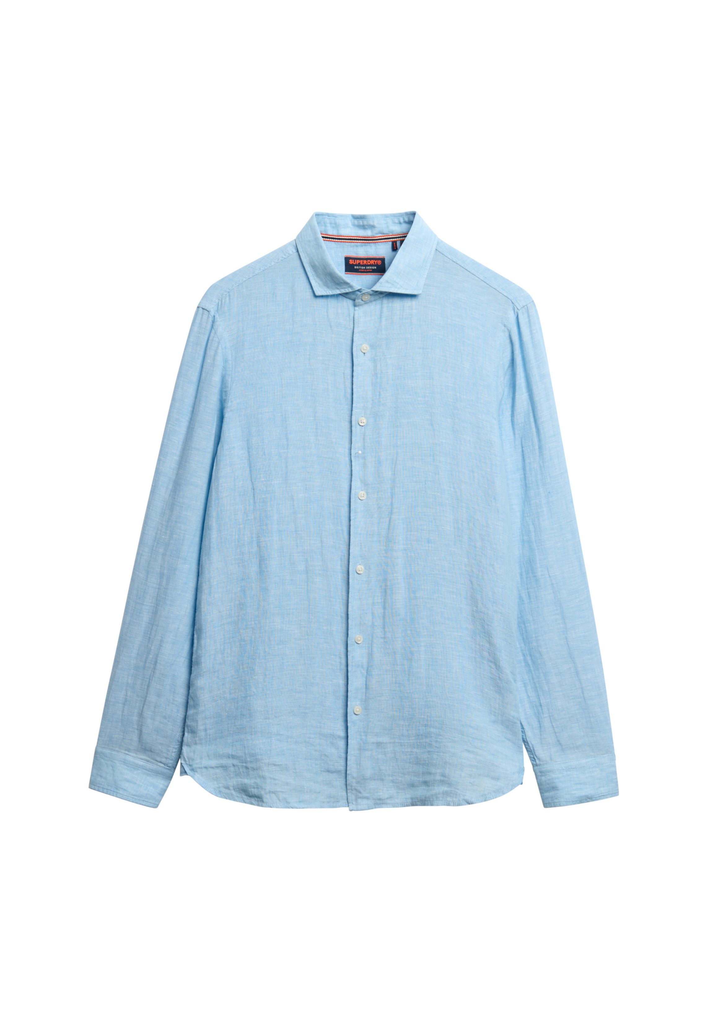 Superdry Overhemd met lange mouwen VACATION L/S LINEN SHIRT