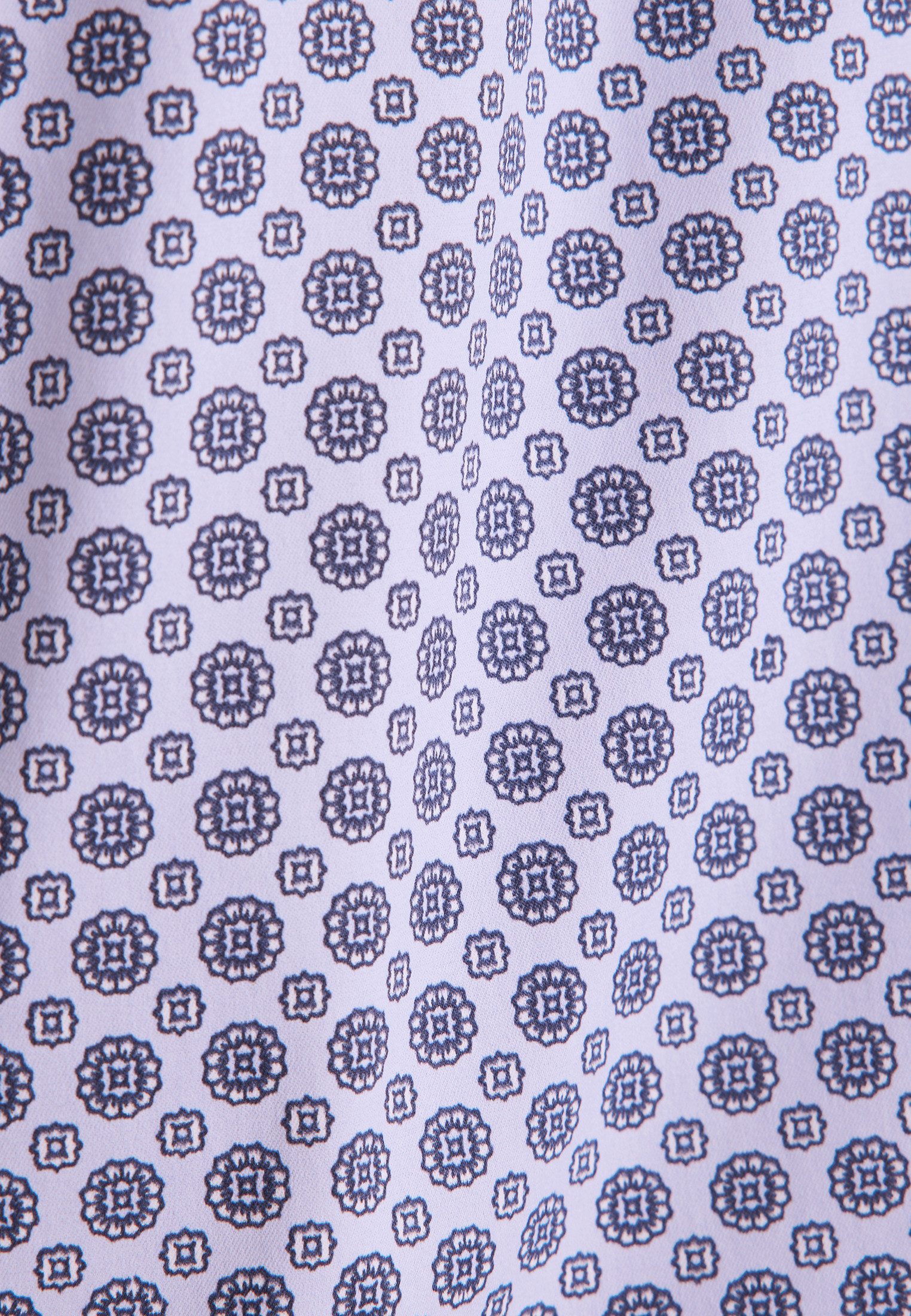 seidensticker Businessoverhemd Slim lange mouwen kentkraag print