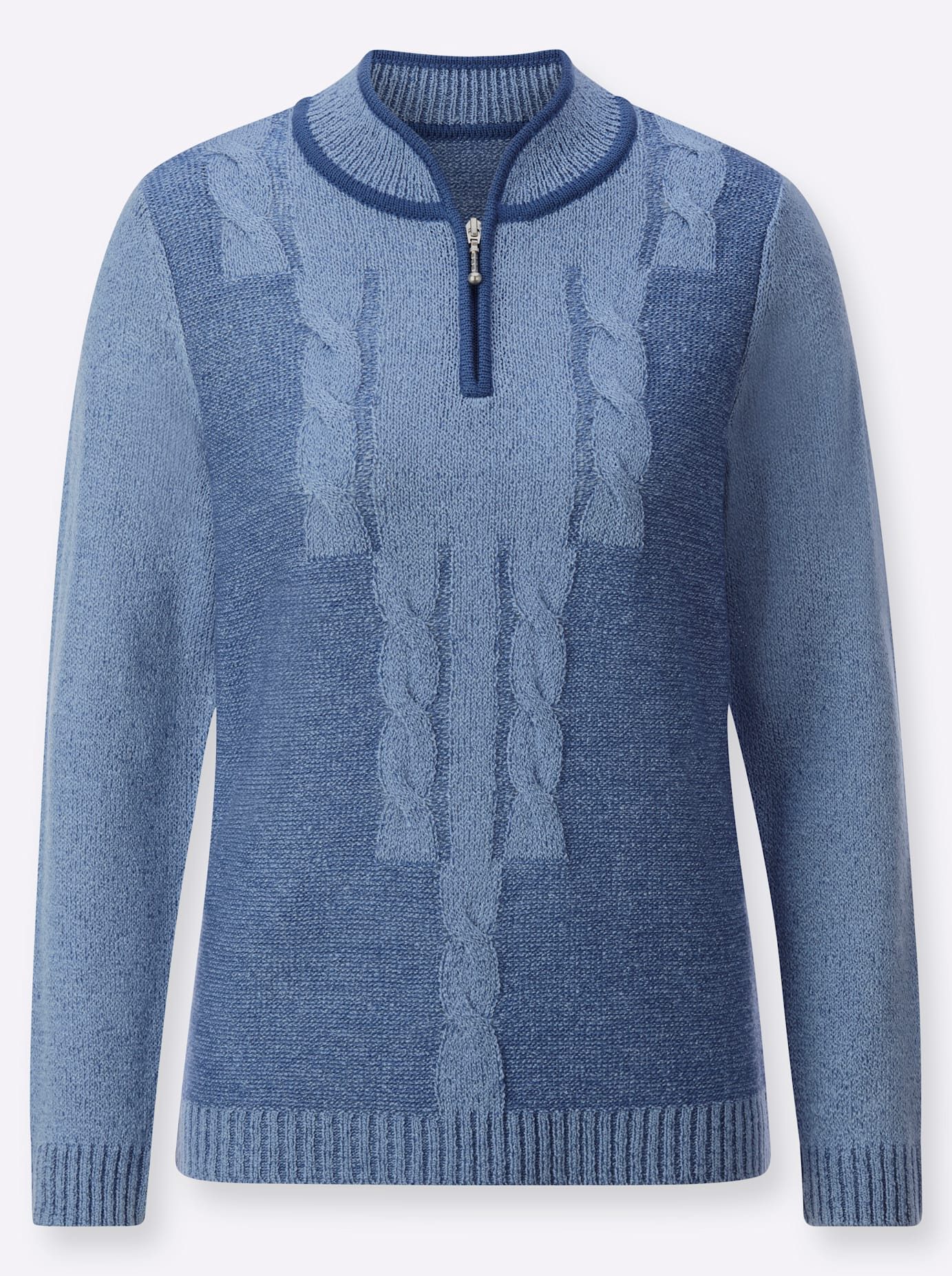 Classic Basics Trui met staande kraag Trui