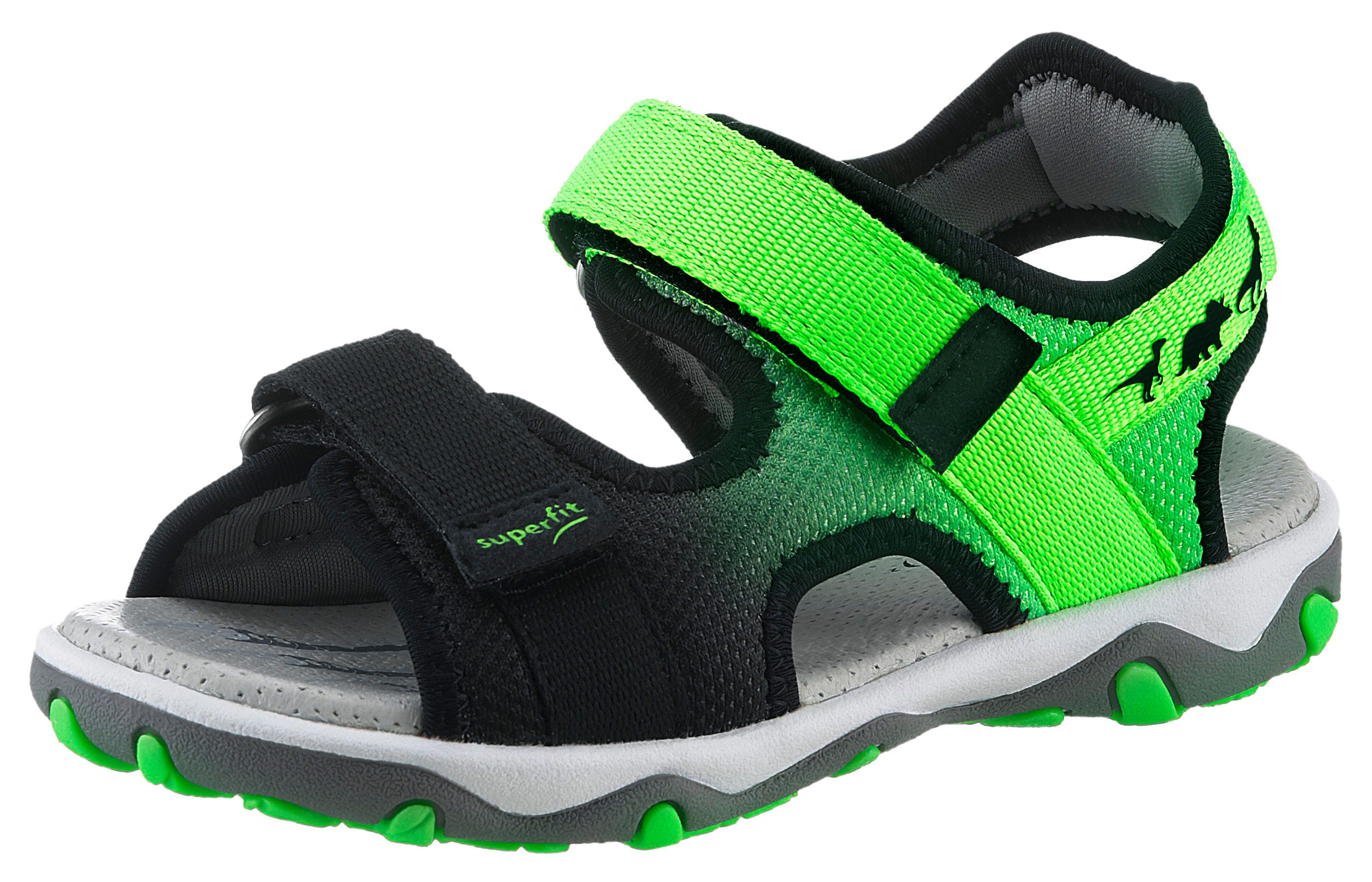 Superfit Sandalen MIKE 3.0 WMS: middel Buitensandaal met klittenband, voetbal logo, maat sjabloon om te downloaden jongens sandalen maat 32 zwart