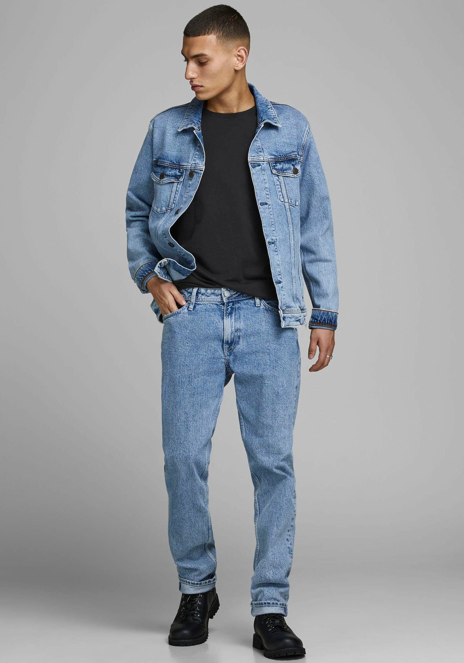 Jack & Jones Shirt met ronde hals JJEORGANIC BASIC TEE SS O-NECK NOOS