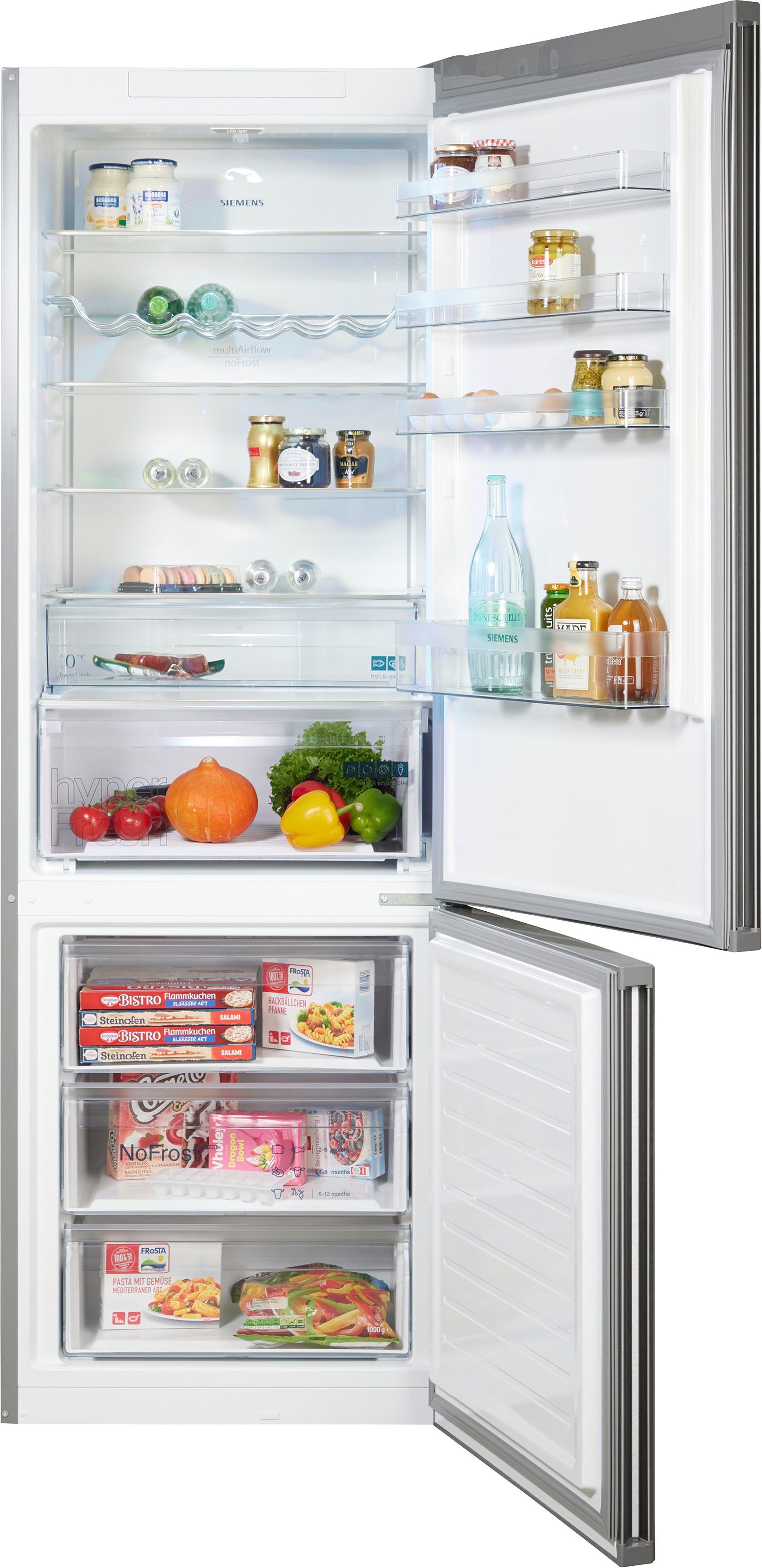 SIEMENS Koel-vriescombinatie KG49NXIBF Breedte 70 cm
