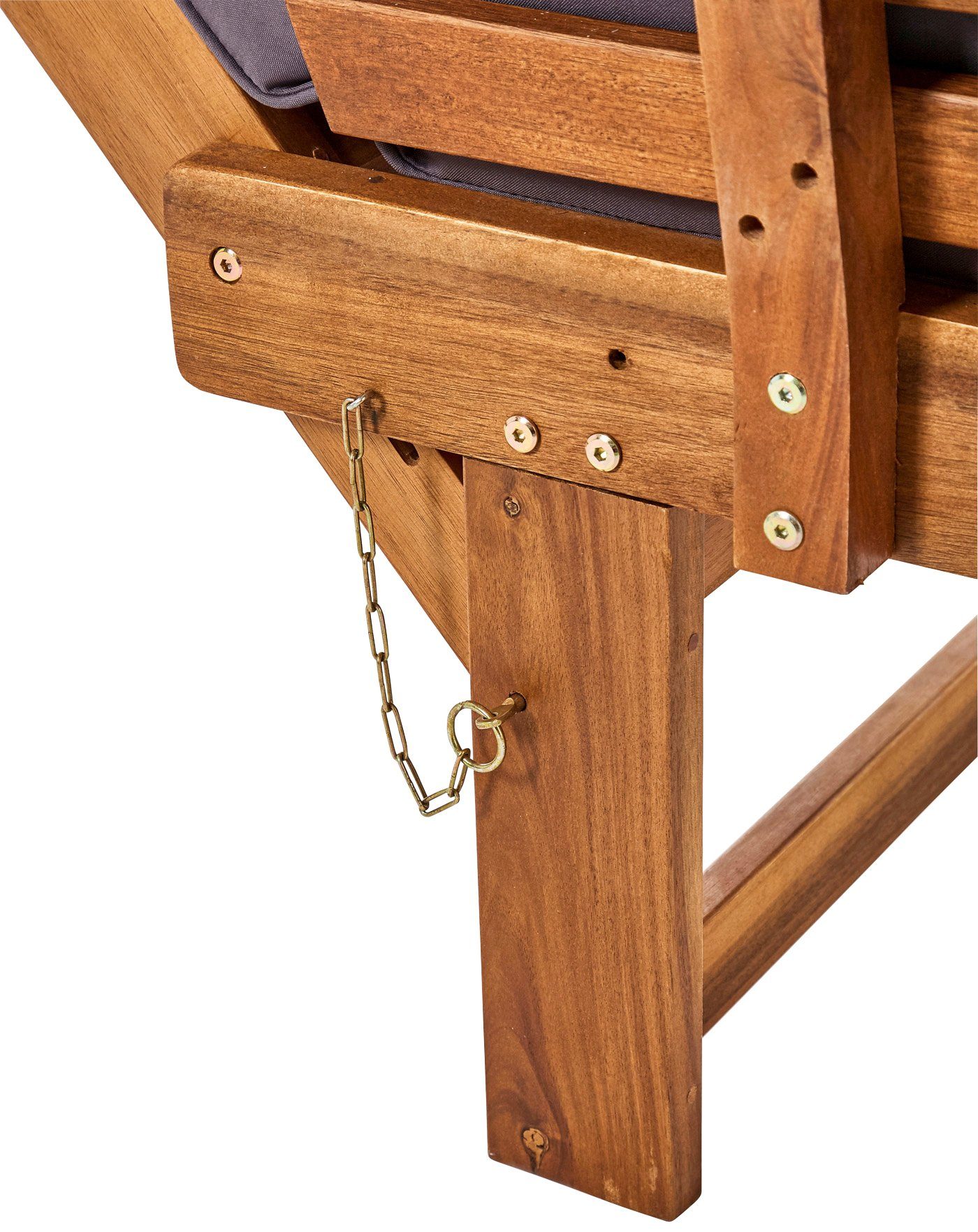 my Flair Tuin loungebank Rügen met uitklapbare tafel en variabele armleuningen