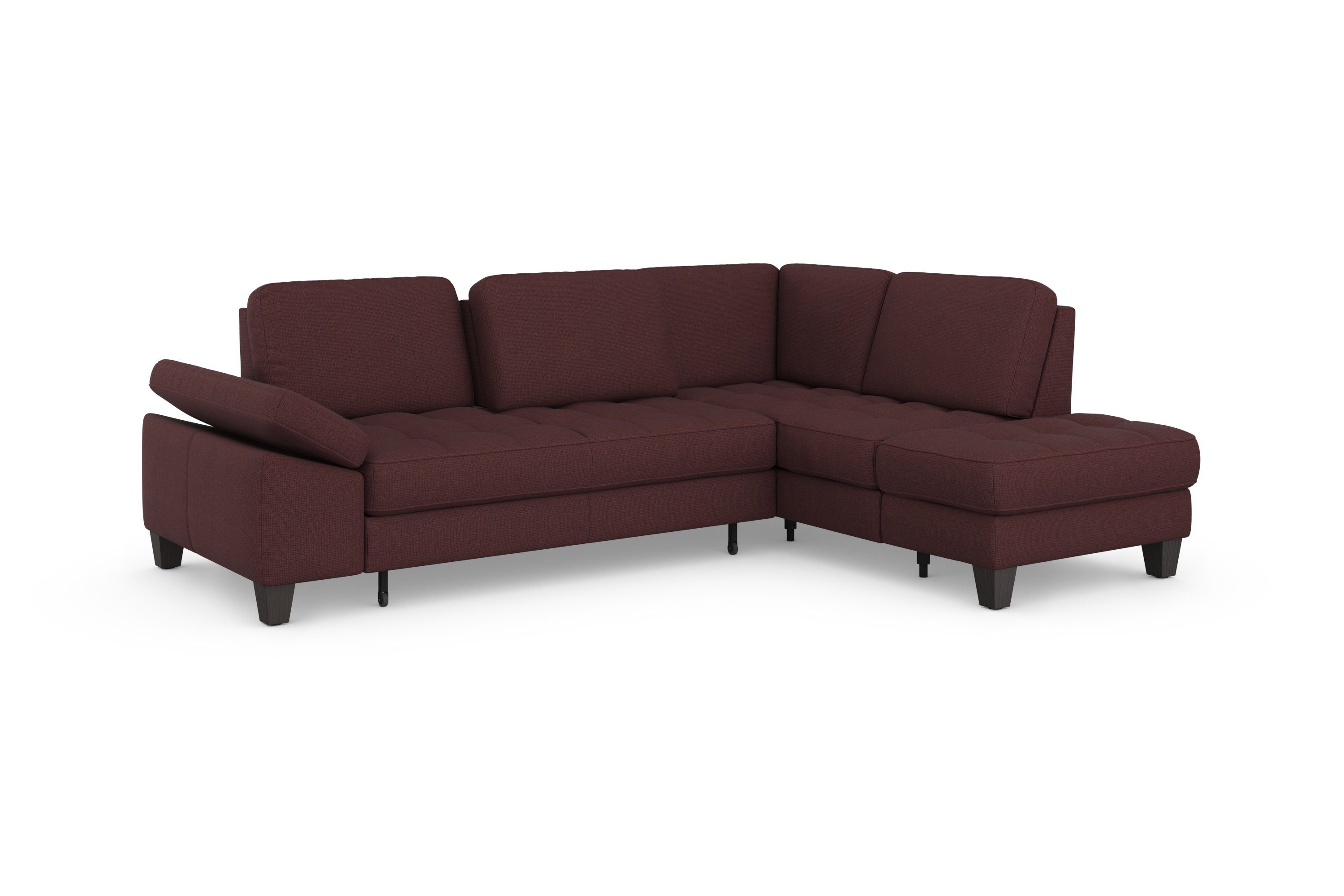 sit&more Hoekbank Westham L-vorm met ottomane, met of zonder slaapfunctie, bedkist, verstelling