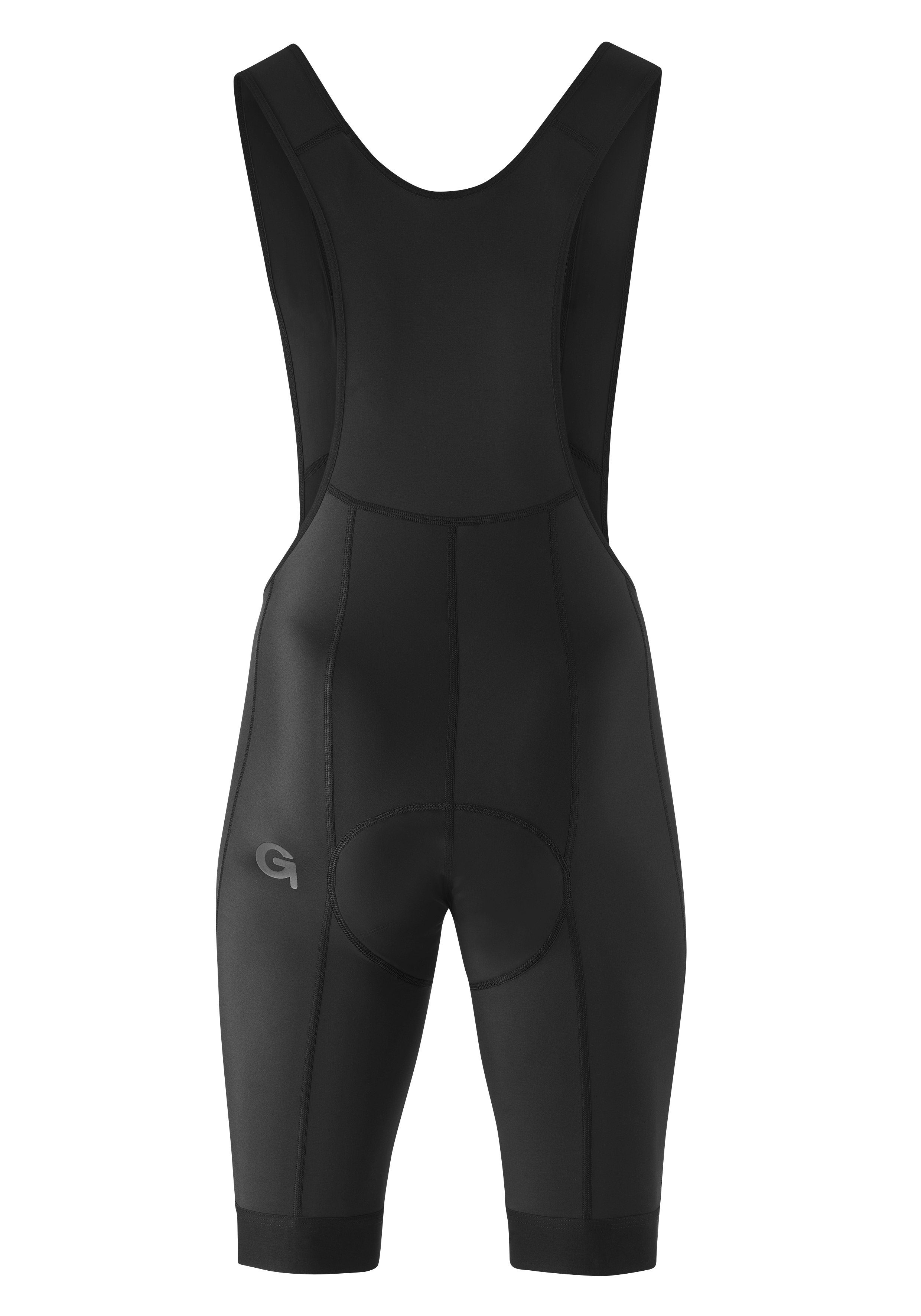 Gonso Fietsbroek Teglio Bib korte heren fietsbroek met zitkussen, fietsbroek met bretels