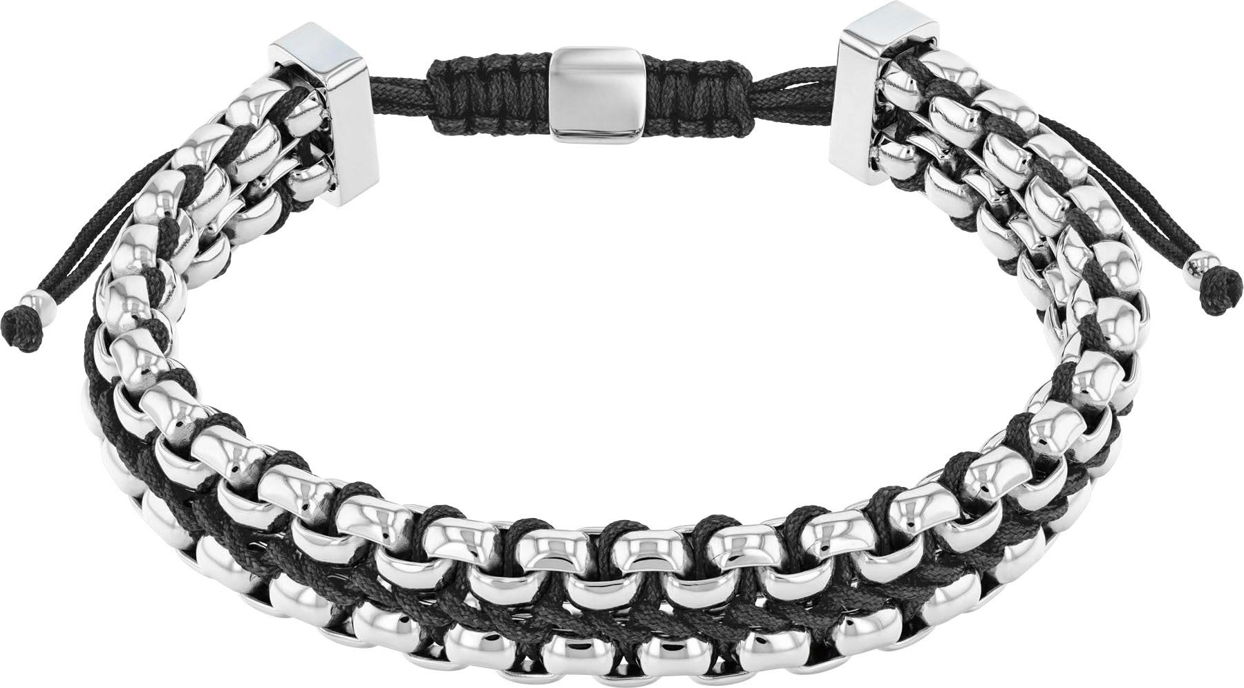 Calvin Klein Armband Sieraden roestvrij staal armband CK FUSED, 35100039, 35100040, 35100041 unisex armbanden zwart