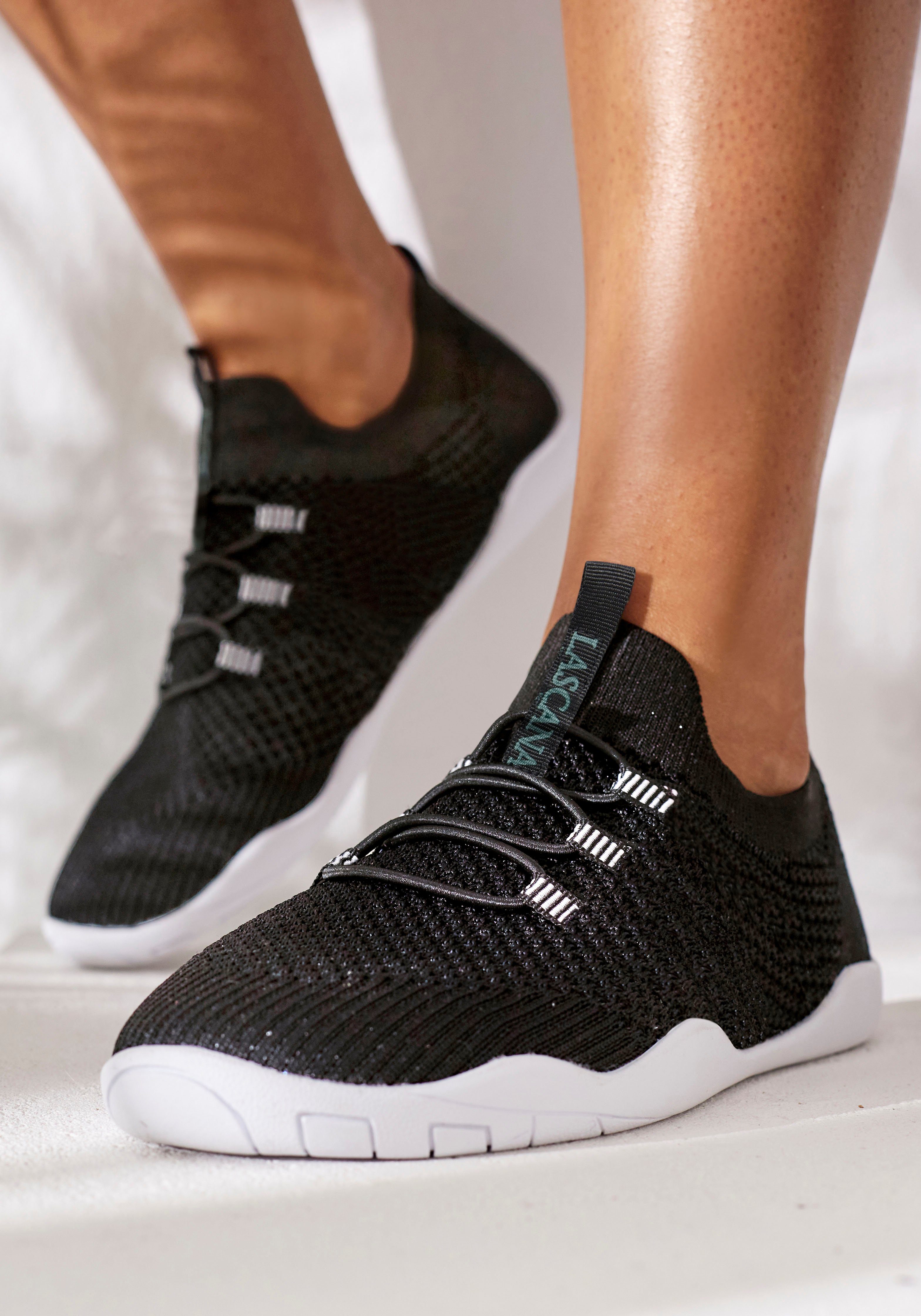 Lascana Sneakers Vrijetijdsschoen, slipper, slip-on sneaker unisex VEGAN