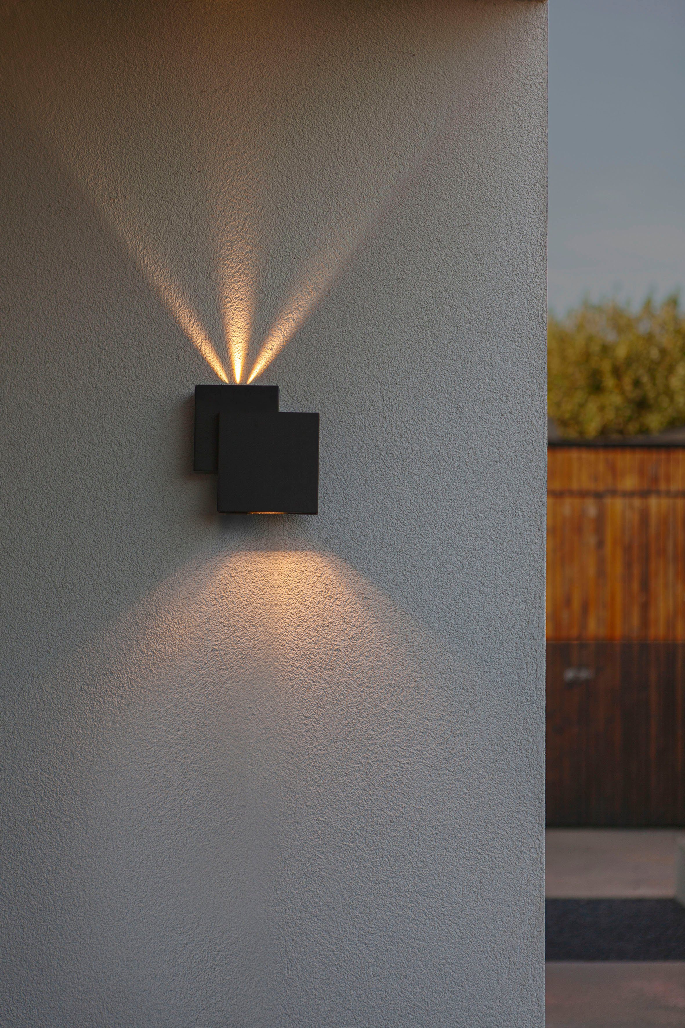 LUTEC Ledplafondlamp voor buiten Rialto uniek design, direct & indirect licht (1 stuk)