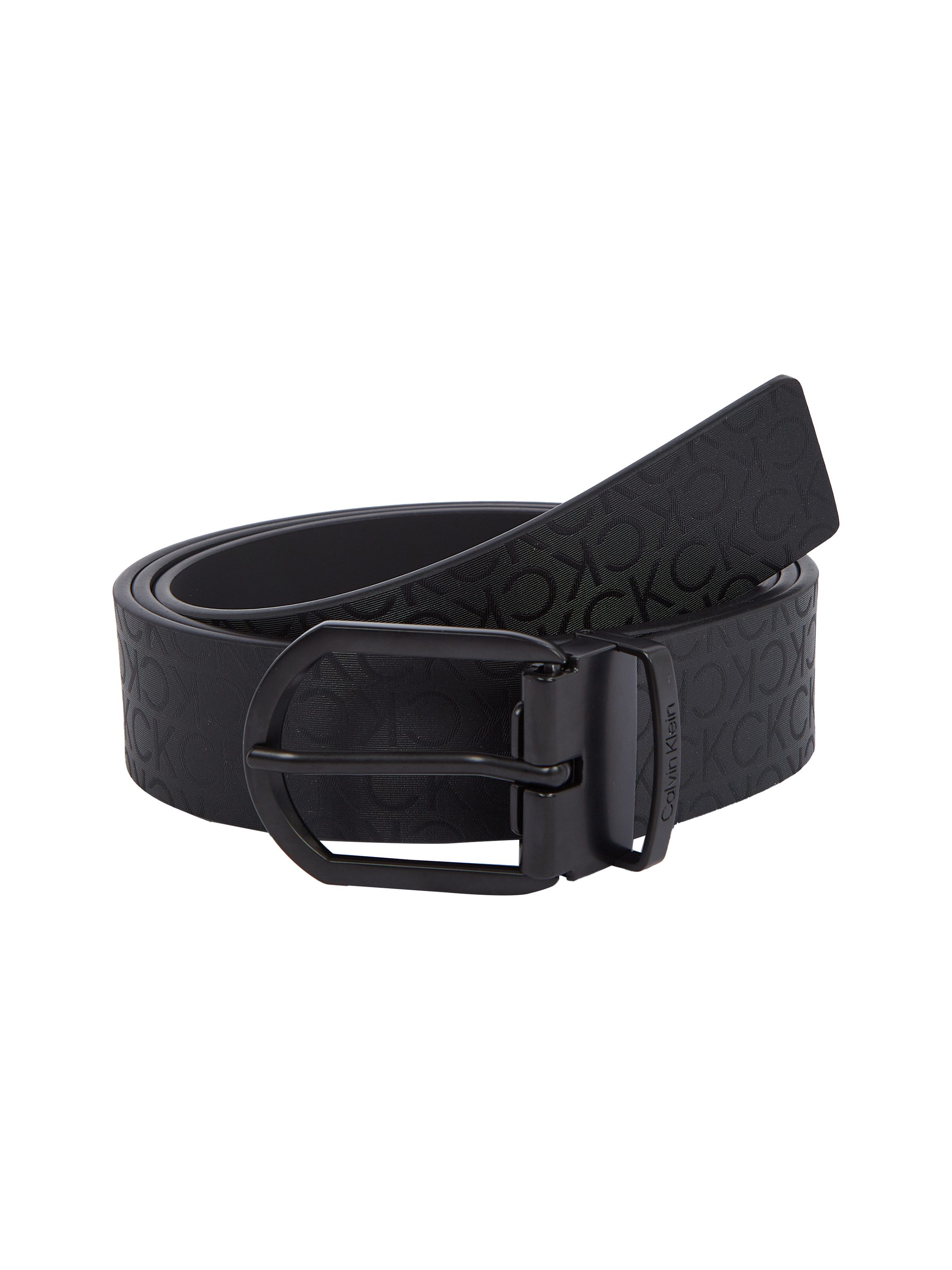 Calvin Klein Leren riem ADJ CASUAL ROUND MONO 35MM