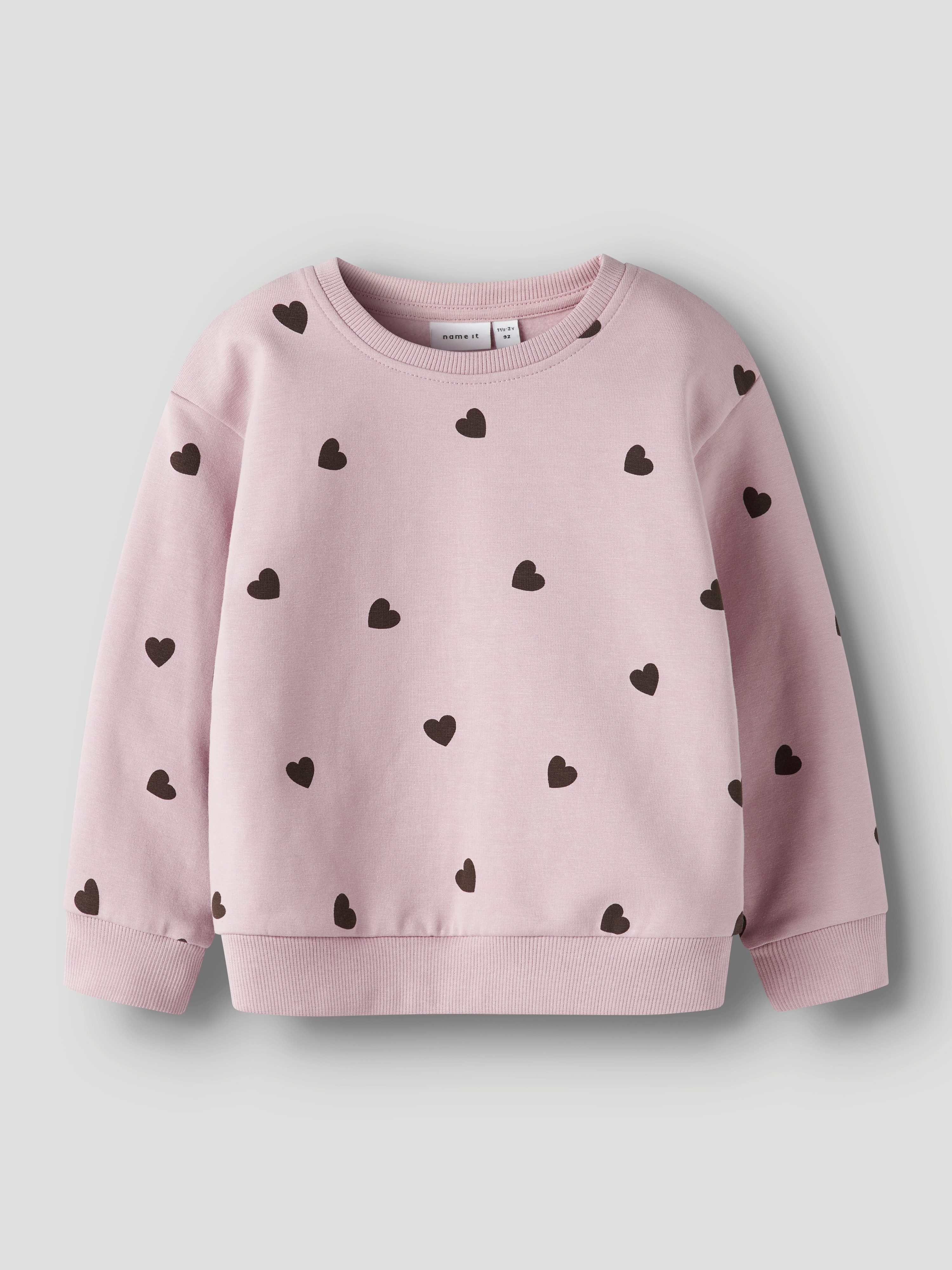 Name It Sweatshirt NMFNEHEART NREG SWEAT BRU