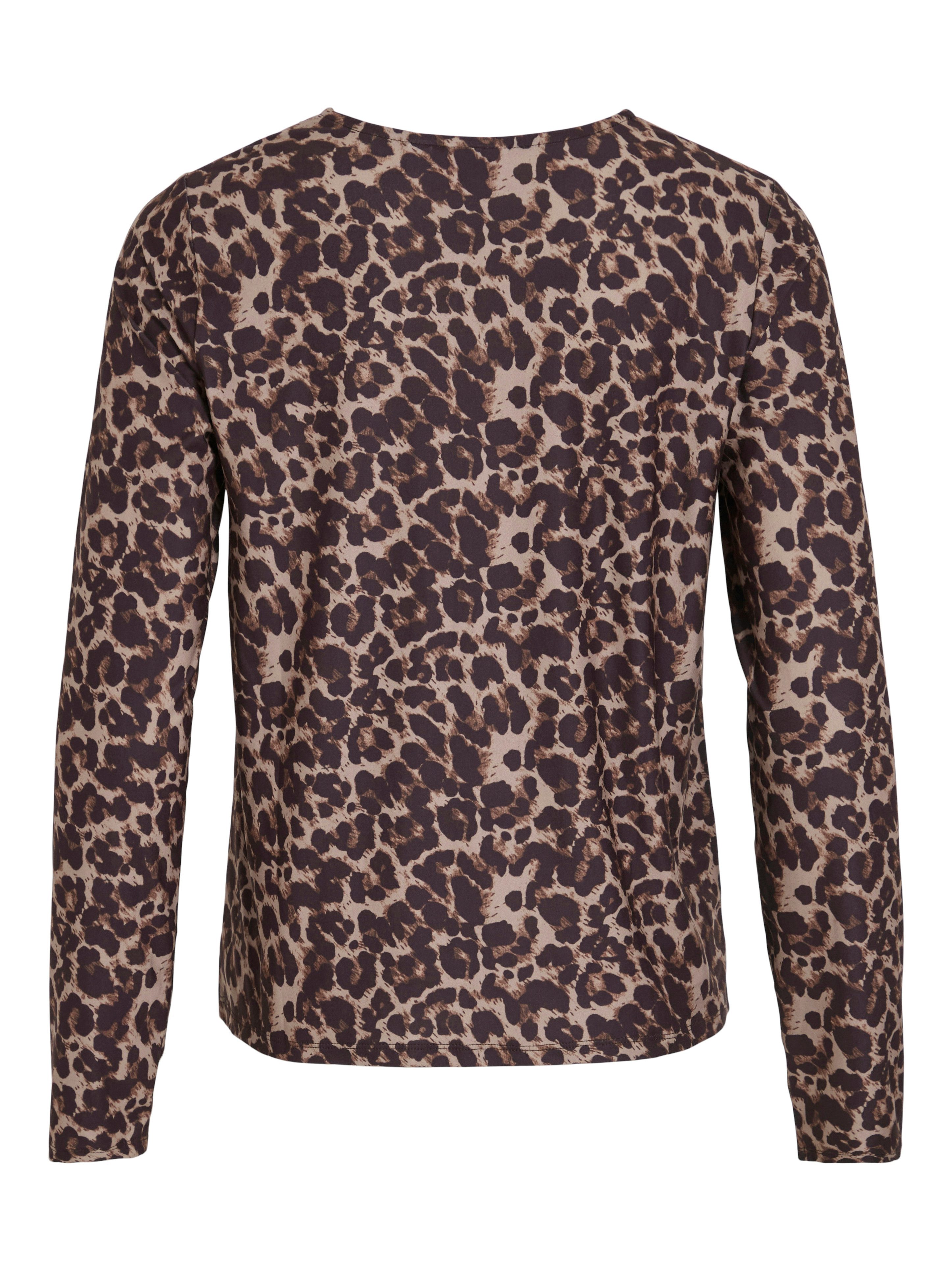 Vila Shirt met V-hals VILEOA V-NECK L S TOP NOOS