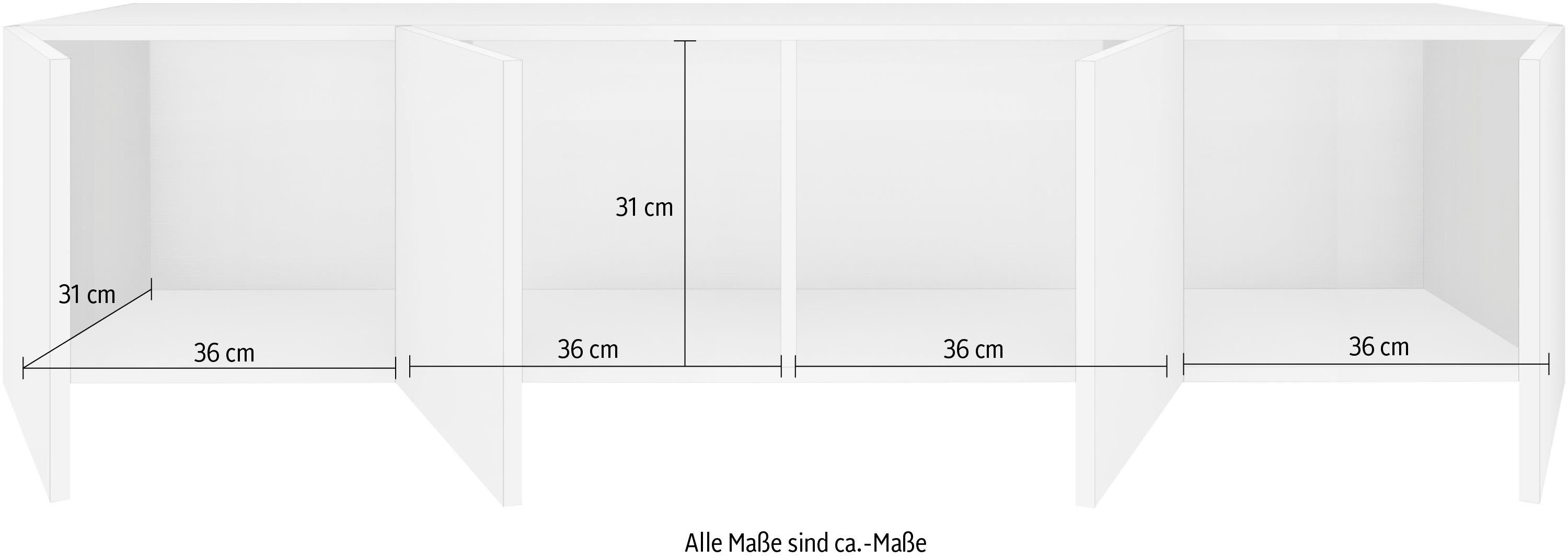 borchardt Möbel Tv-meubel Vaasa Breedte 152 cm, alleen hangend