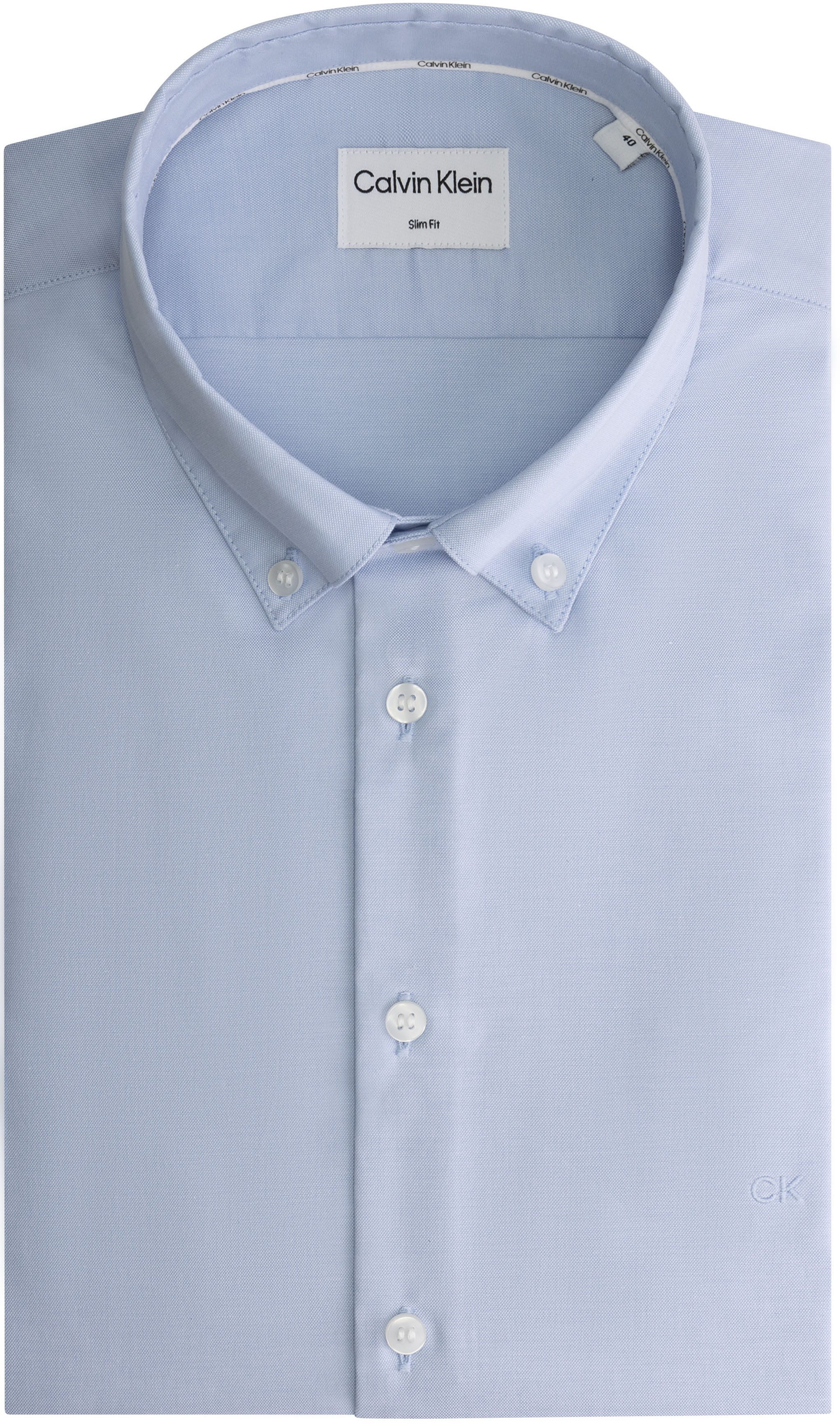 Calvin Klein Overhemd met lange mouwen OXFORD SOLID SLIM SHIRT