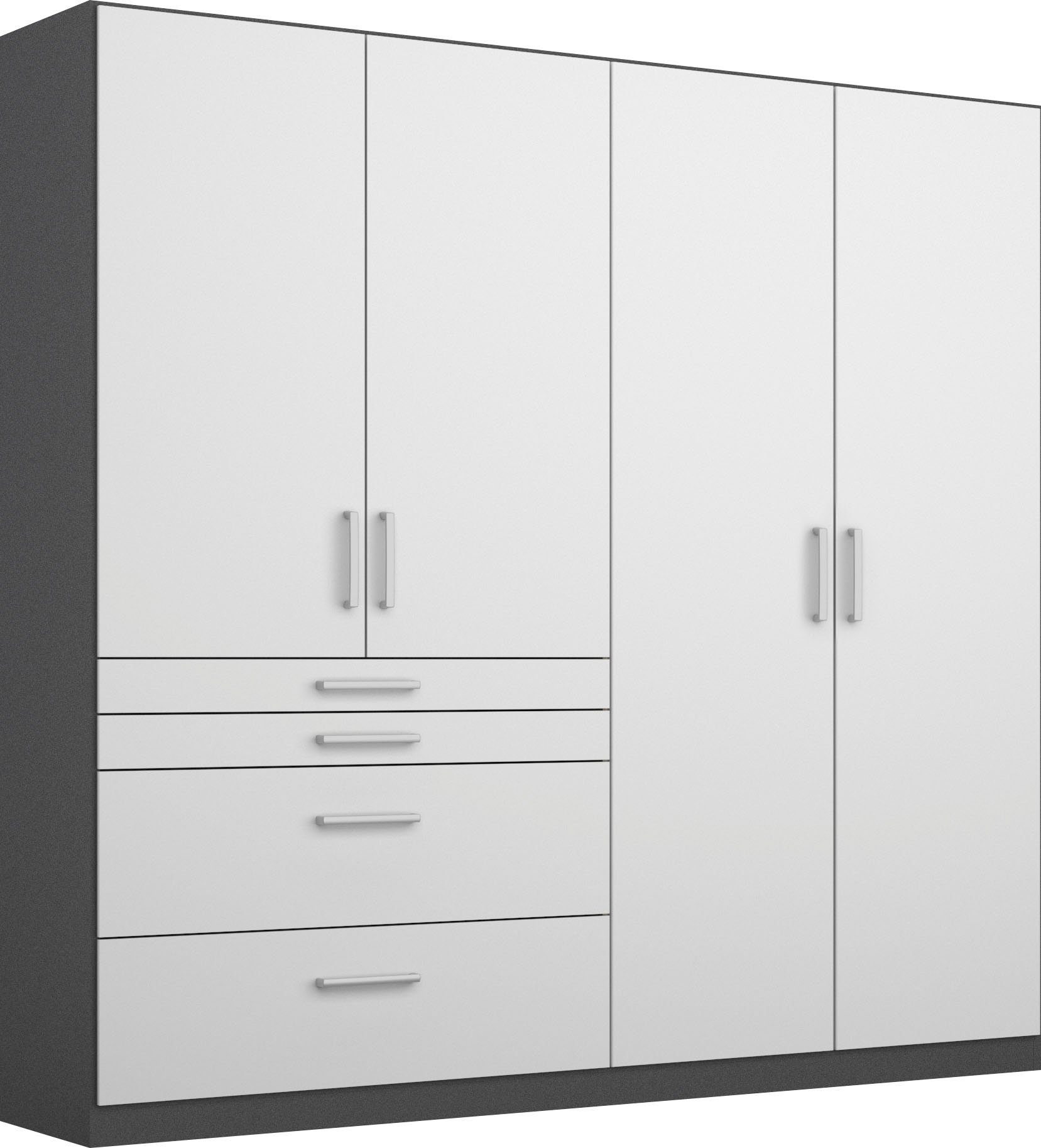 rauch Draaideurkast Kledingkast kast garderobe garderobekast topseller HOMBURG met veel opbergruimte, bovenste lade met indeling made in germany