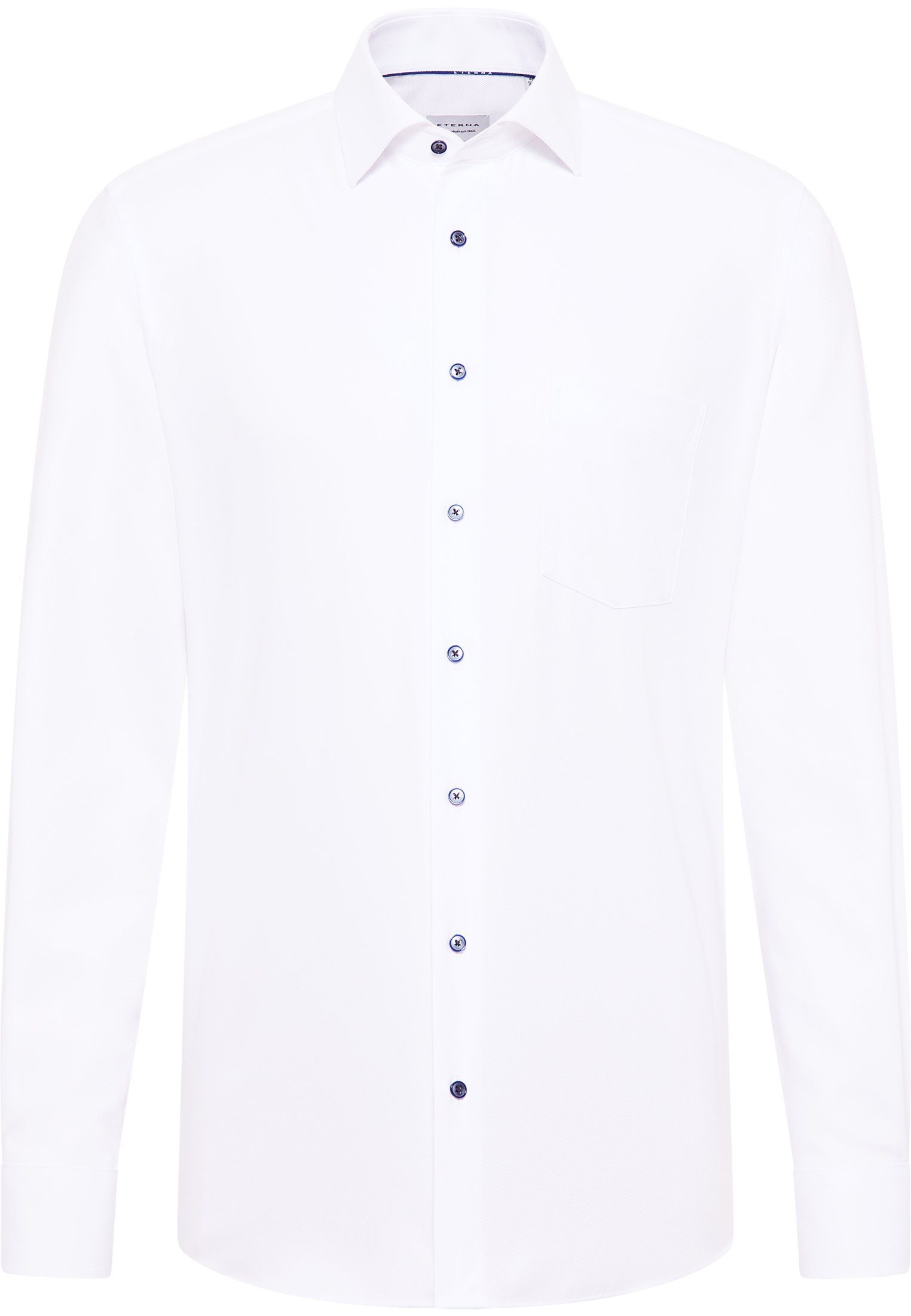 Eterna Overhemd met lange mouwen MODERN FIT NON IRON (strijkvrij)