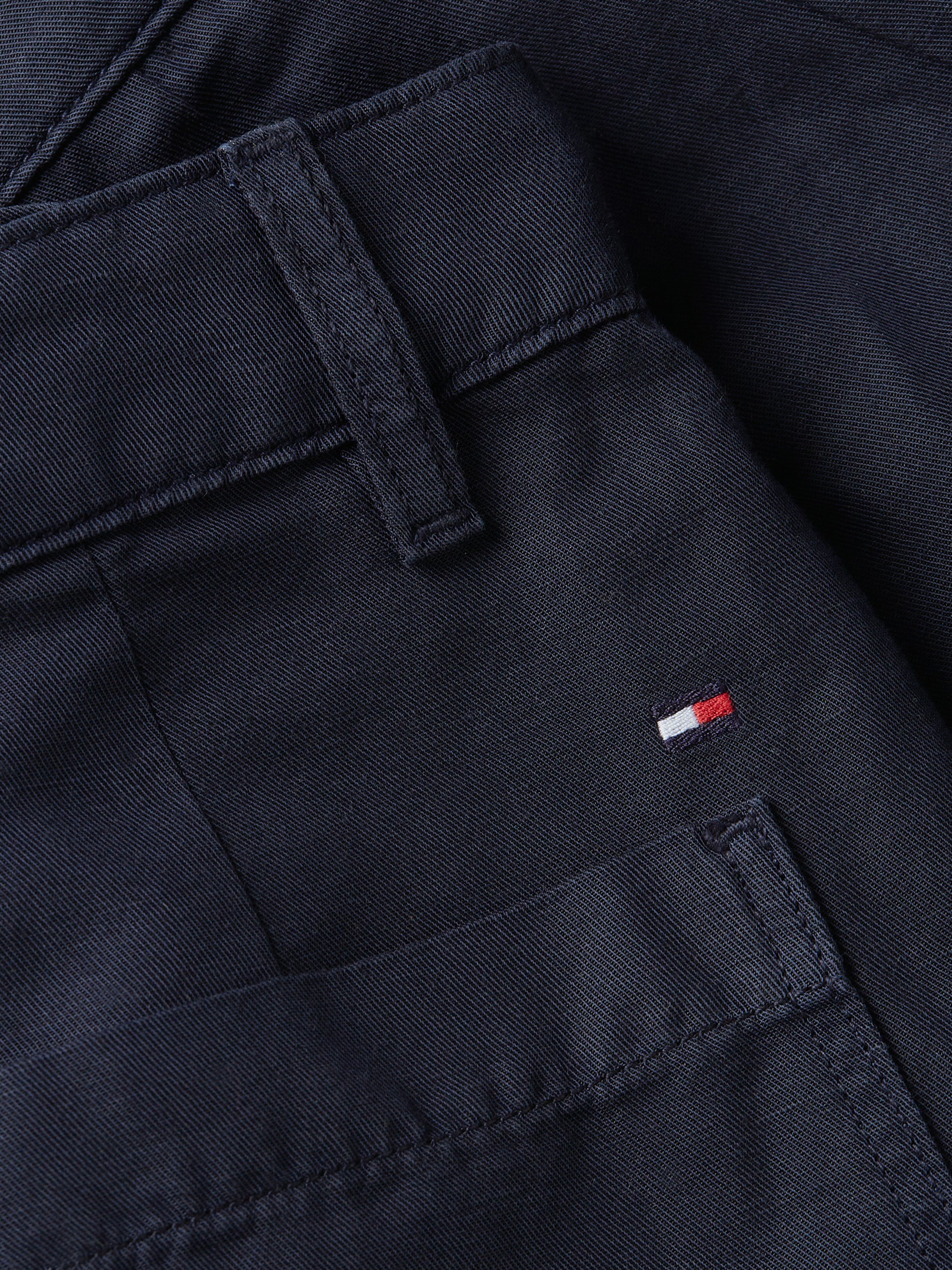 Tommy Hilfiger Short COTTON LINEN SHORT met geborduurd logo