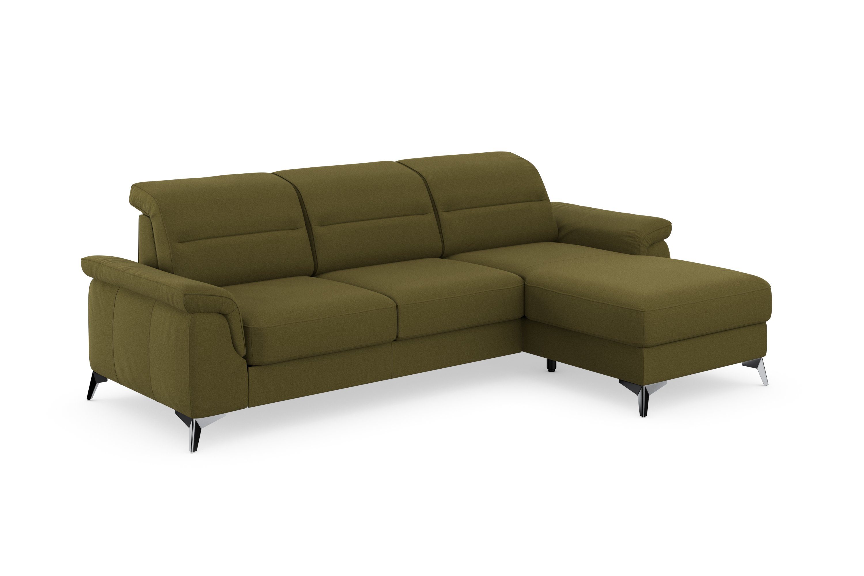sit&more Hoekbank Sinatra L-vorm met récamier, optioneel met verstelbare hoofdsteun en armleuning