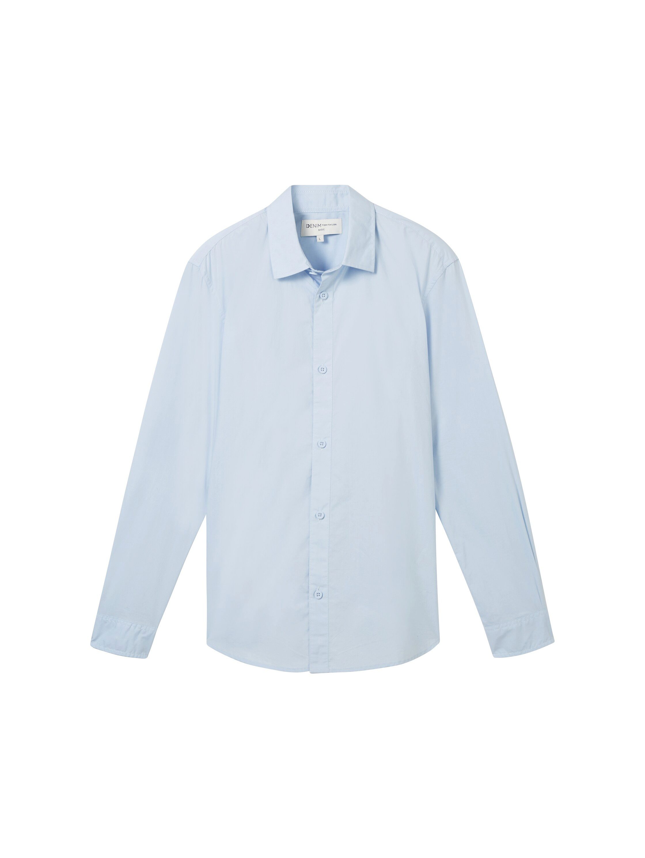 Tom Tailor Denim Overhemd met lange mouwen met knoopsluiting