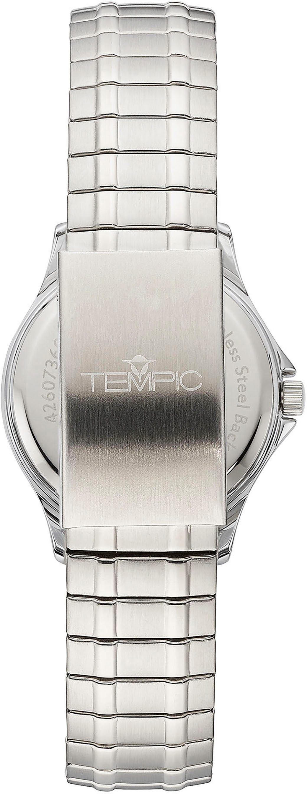 Tempic Kwartshorloge Horloge, dameshorloge, analoog, flexband, trekband