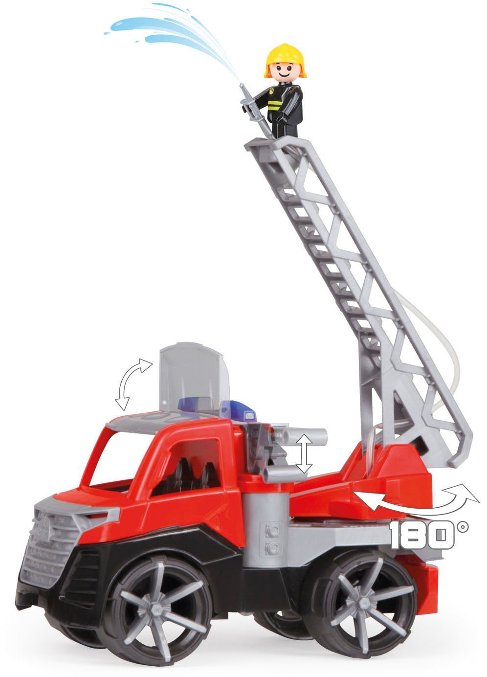 Lena® Speelgoed-brandweer TRUXX² inclusief speelfiguur, made in europe